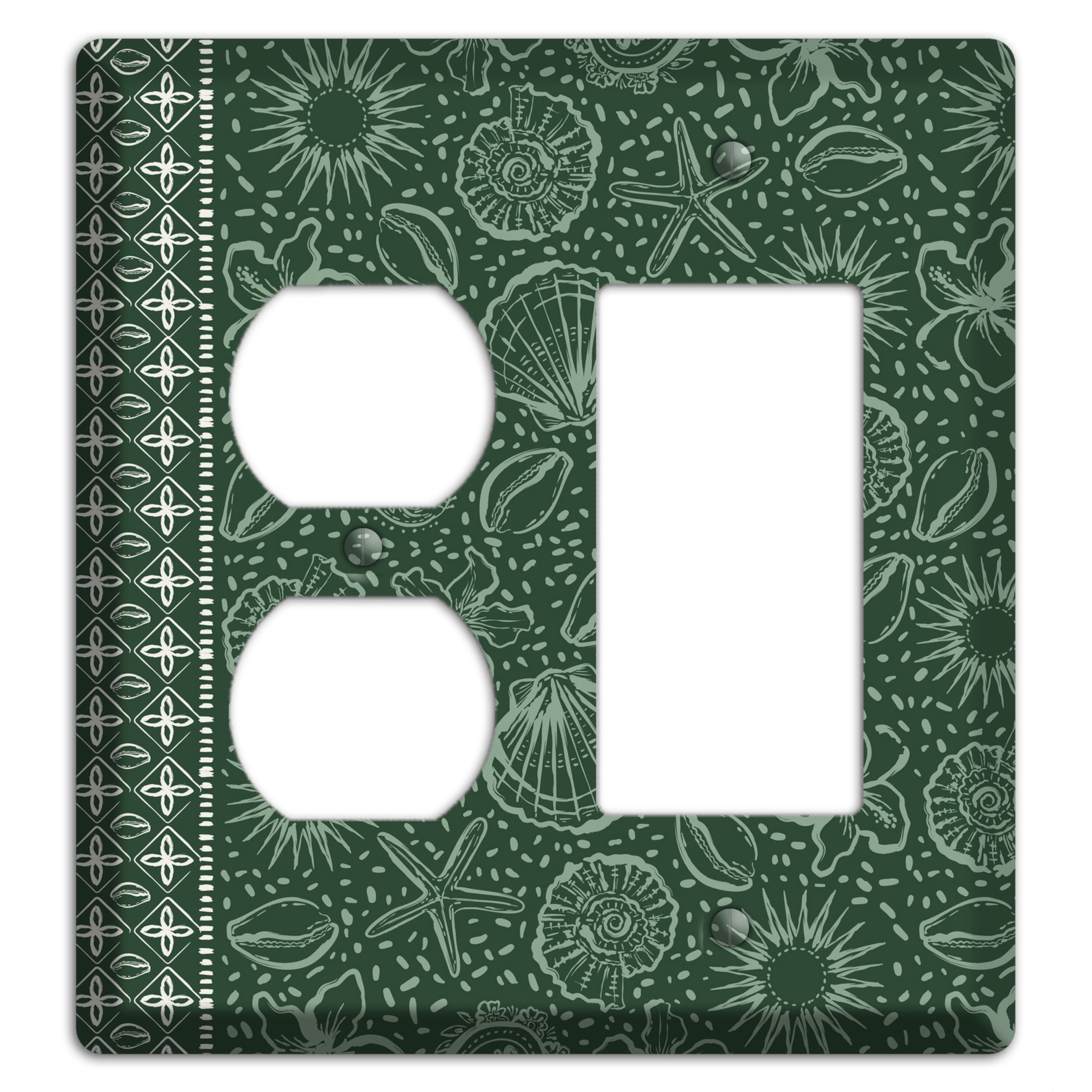 Emerald Tide Reliquary Duplex / Rocker Wallplate