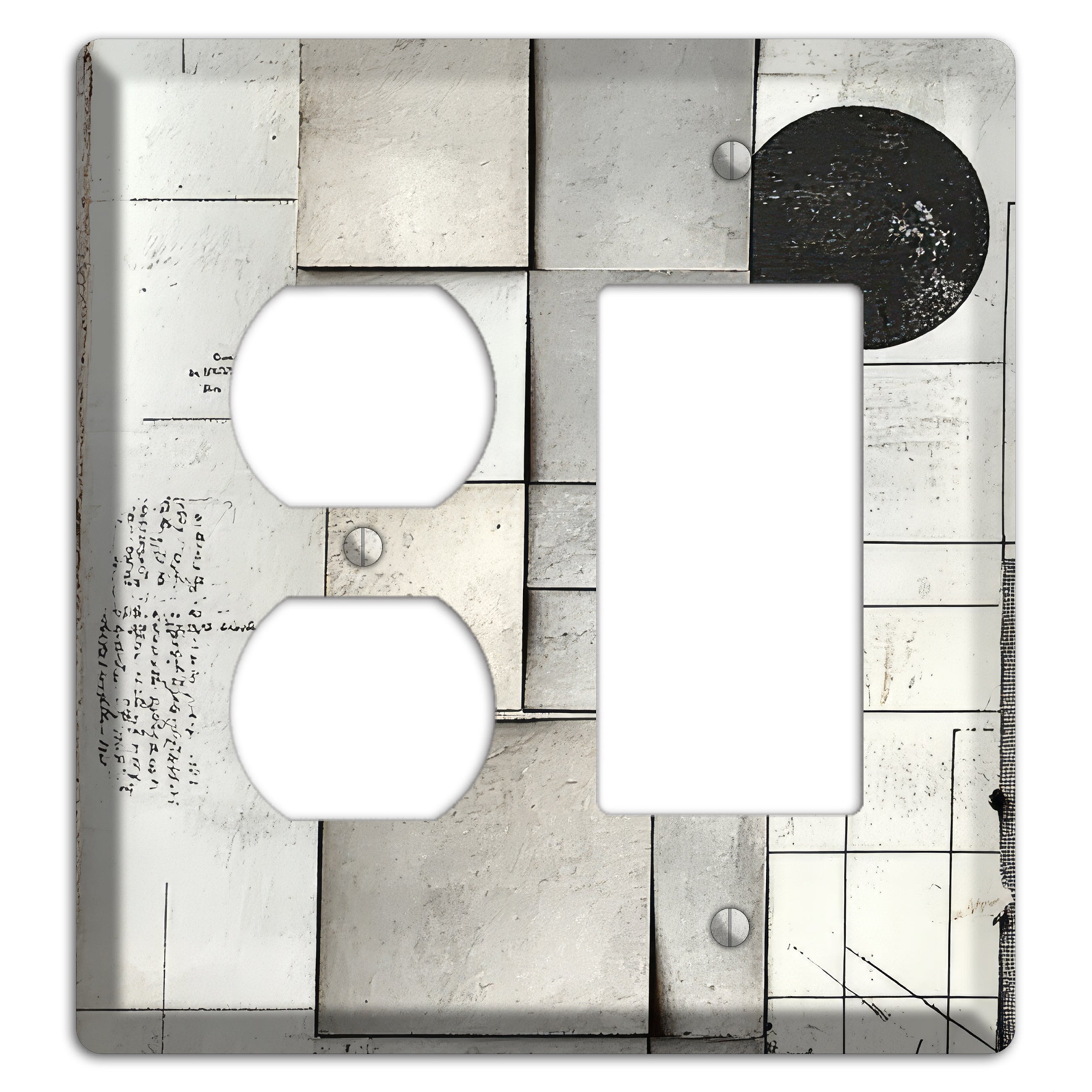 Cartographer's Quiet Ruin Duplex / Rocker Wallplate