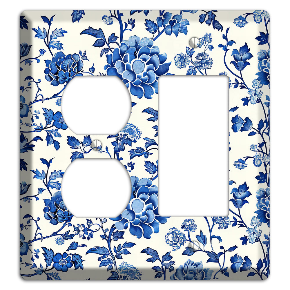 Porcelain Garden Reverie Duplex / Rocker Wallplate