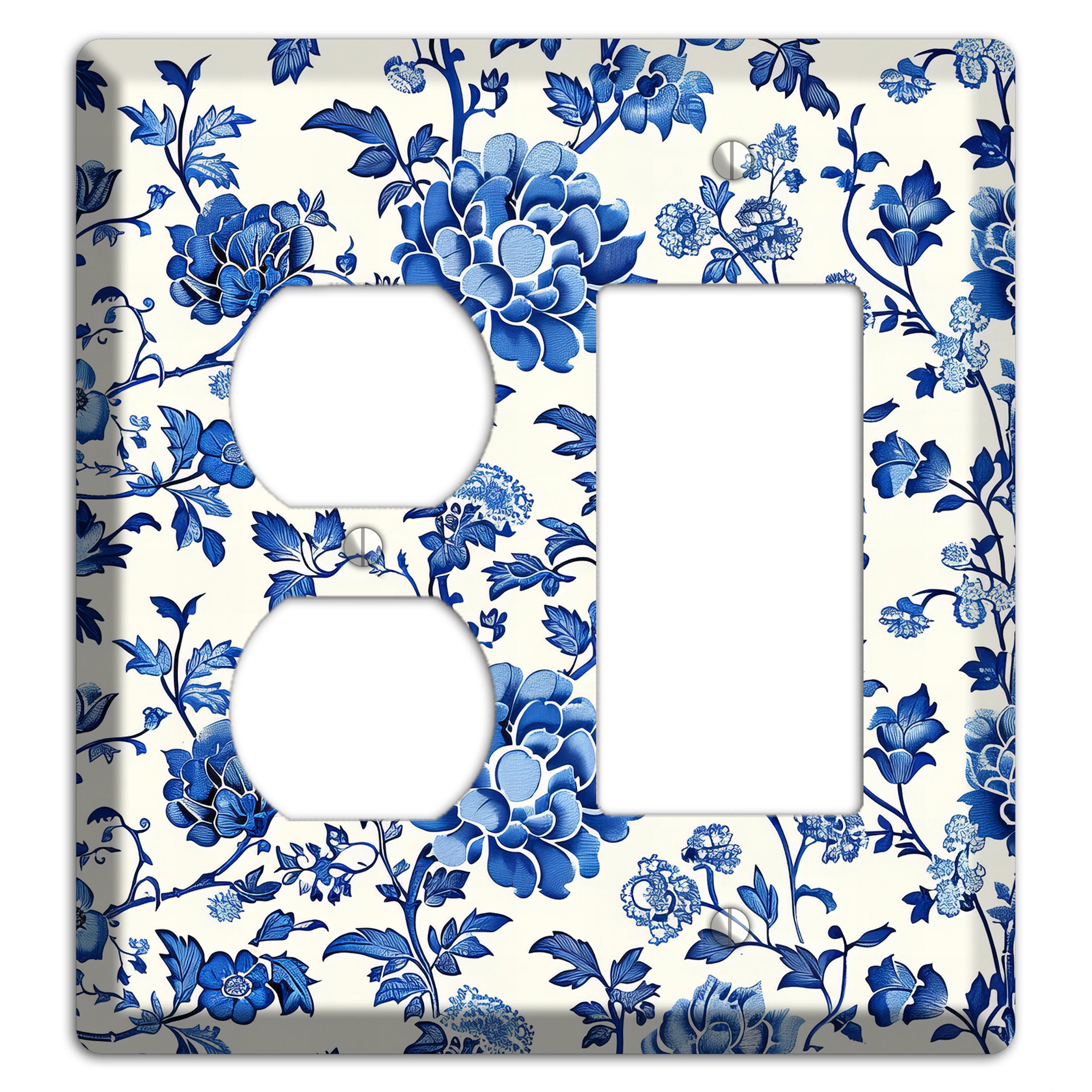 Porcelain Garden Reverie Duplex / Rocker Wallplate