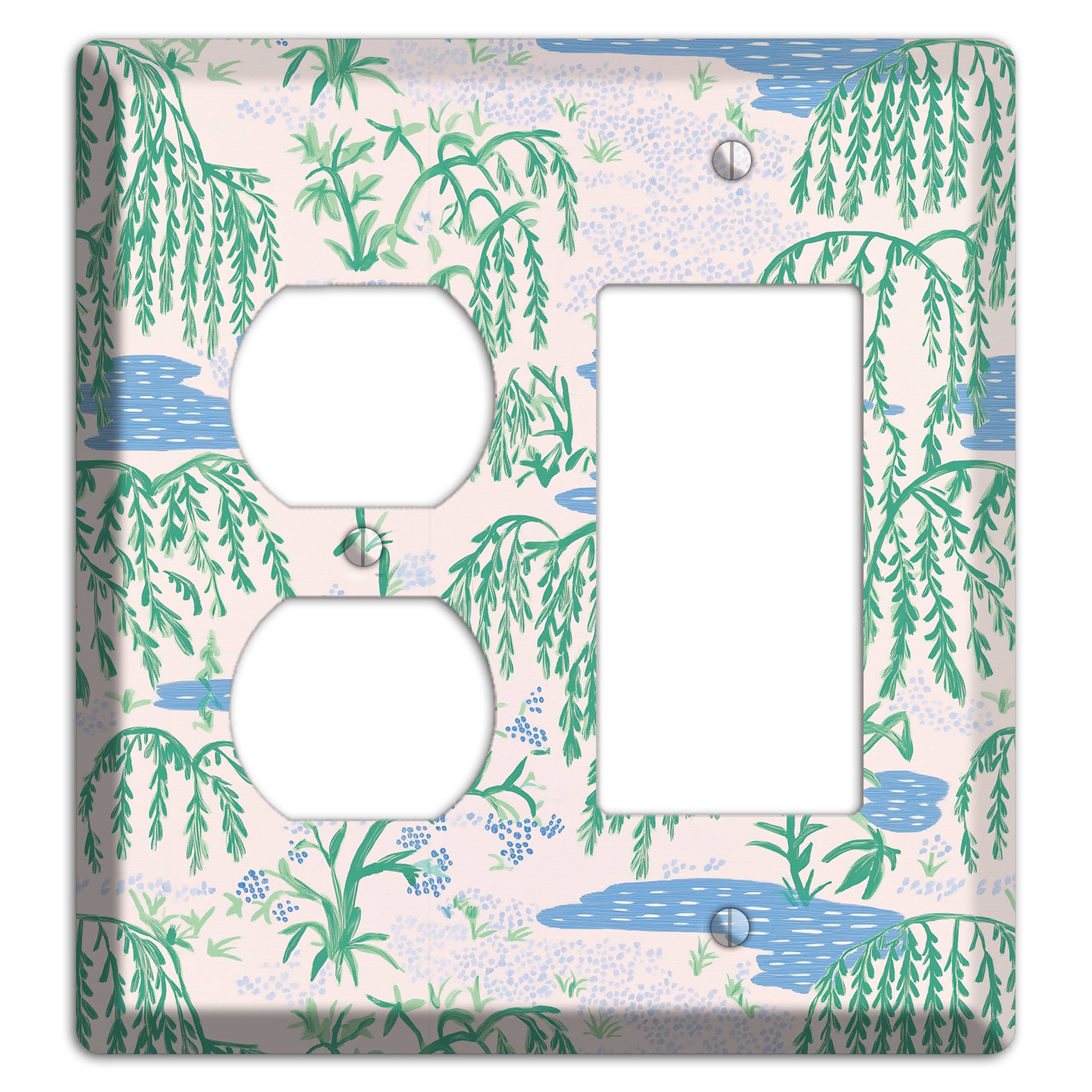 Willow & Still Water Duplex / Rocker Wallplate