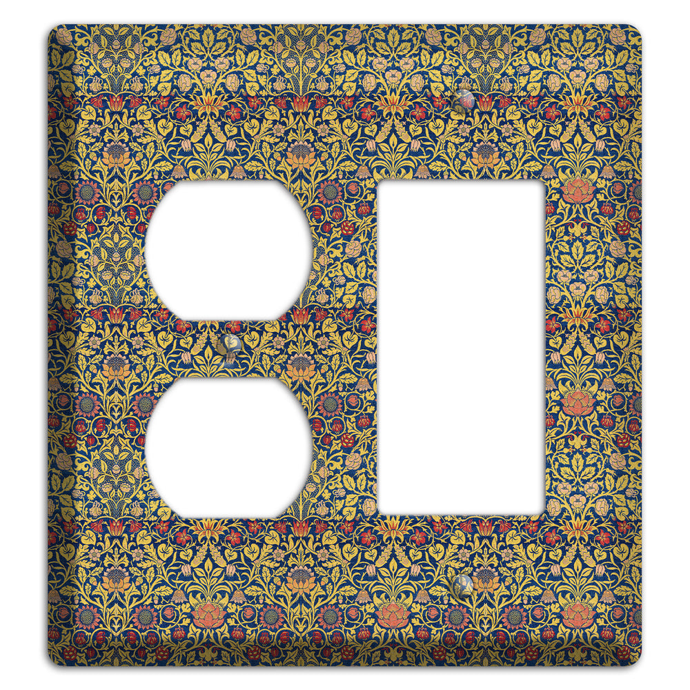 Orchard Garden Stripe Duplex / Rocker Wallplate