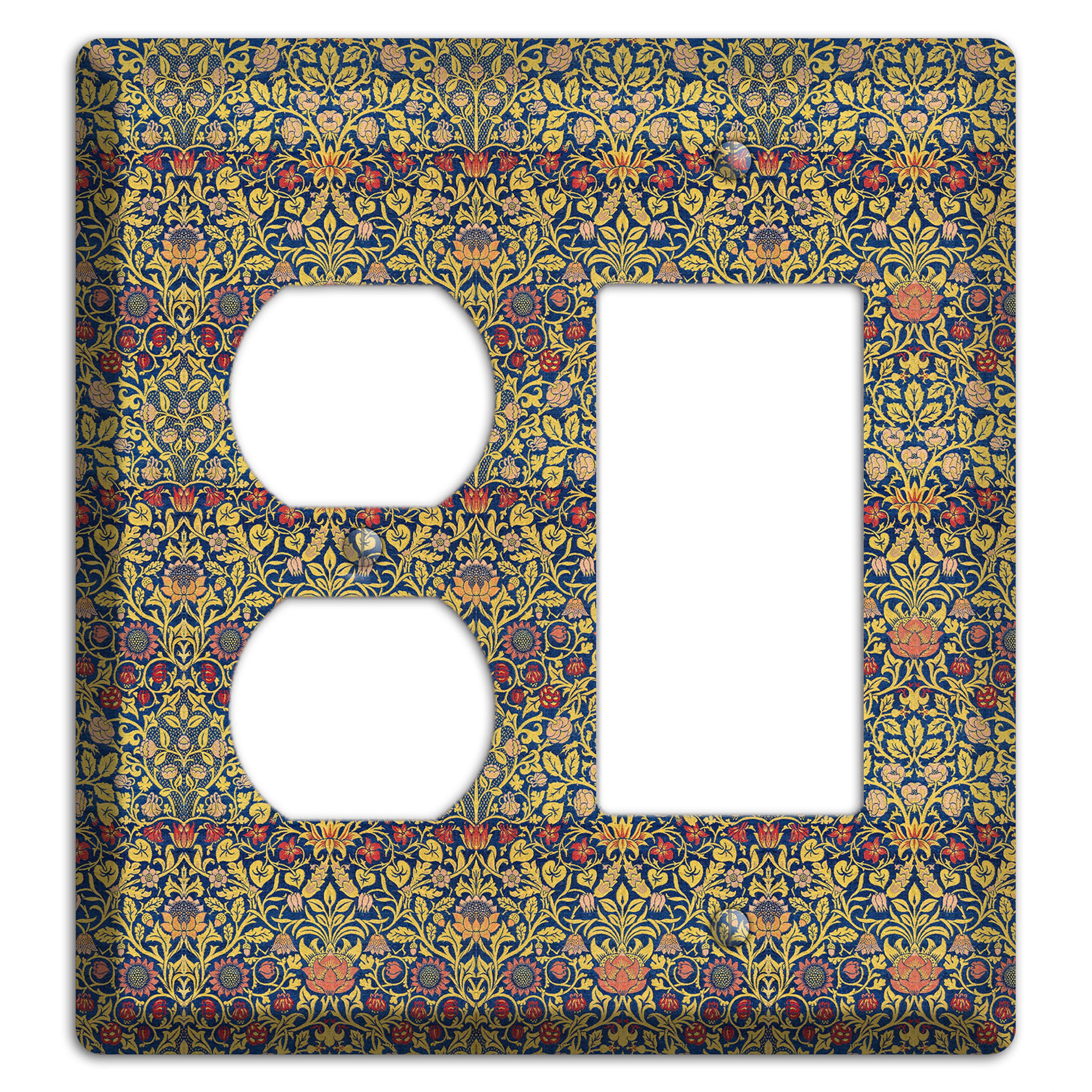 Orchard Garden Stripe Duplex / Rocker Wallplate