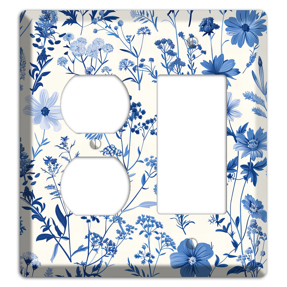 Meadow in Monochrome Duplex / Rocker Wallplate