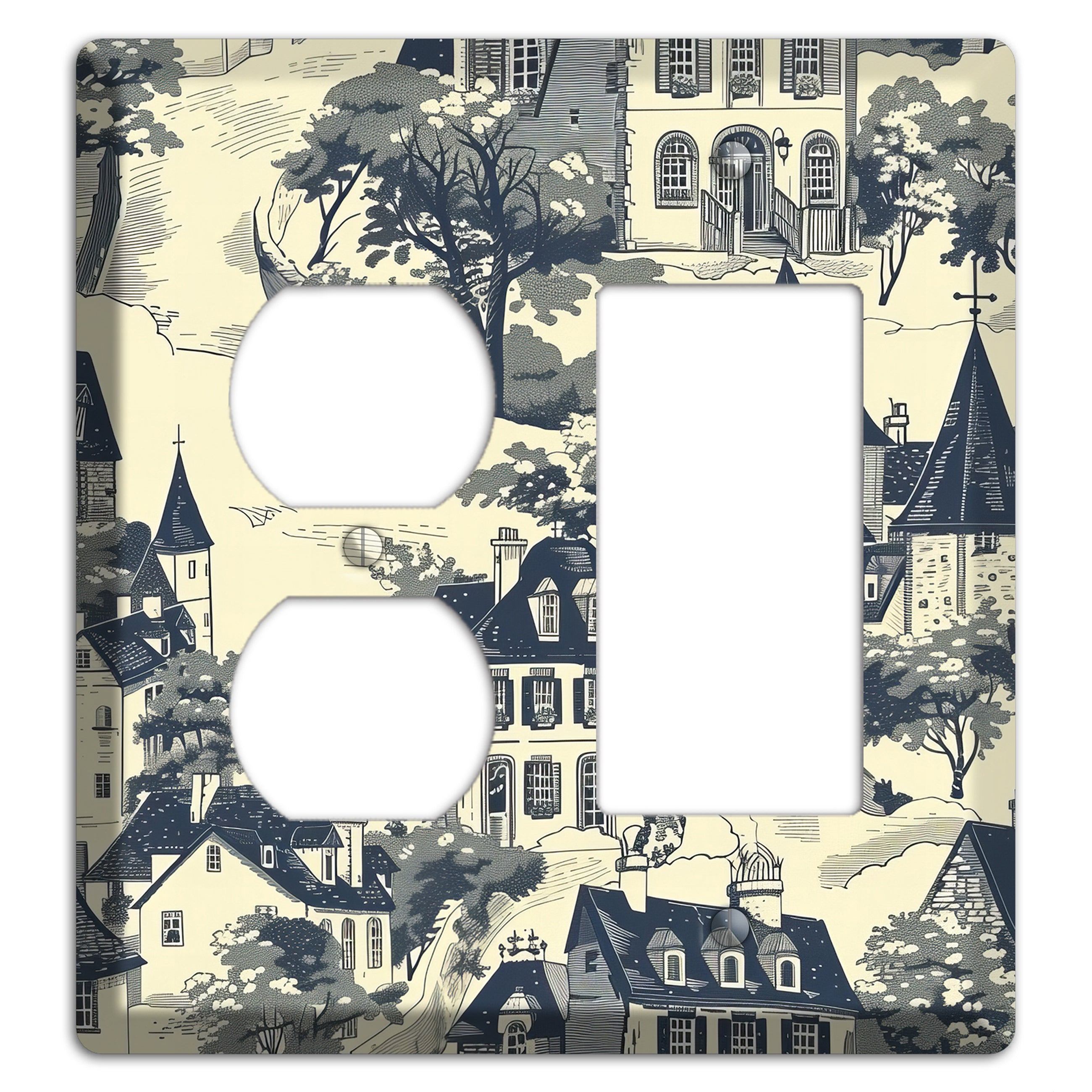 Village on the Hill Duplex / Rocker Wallplate