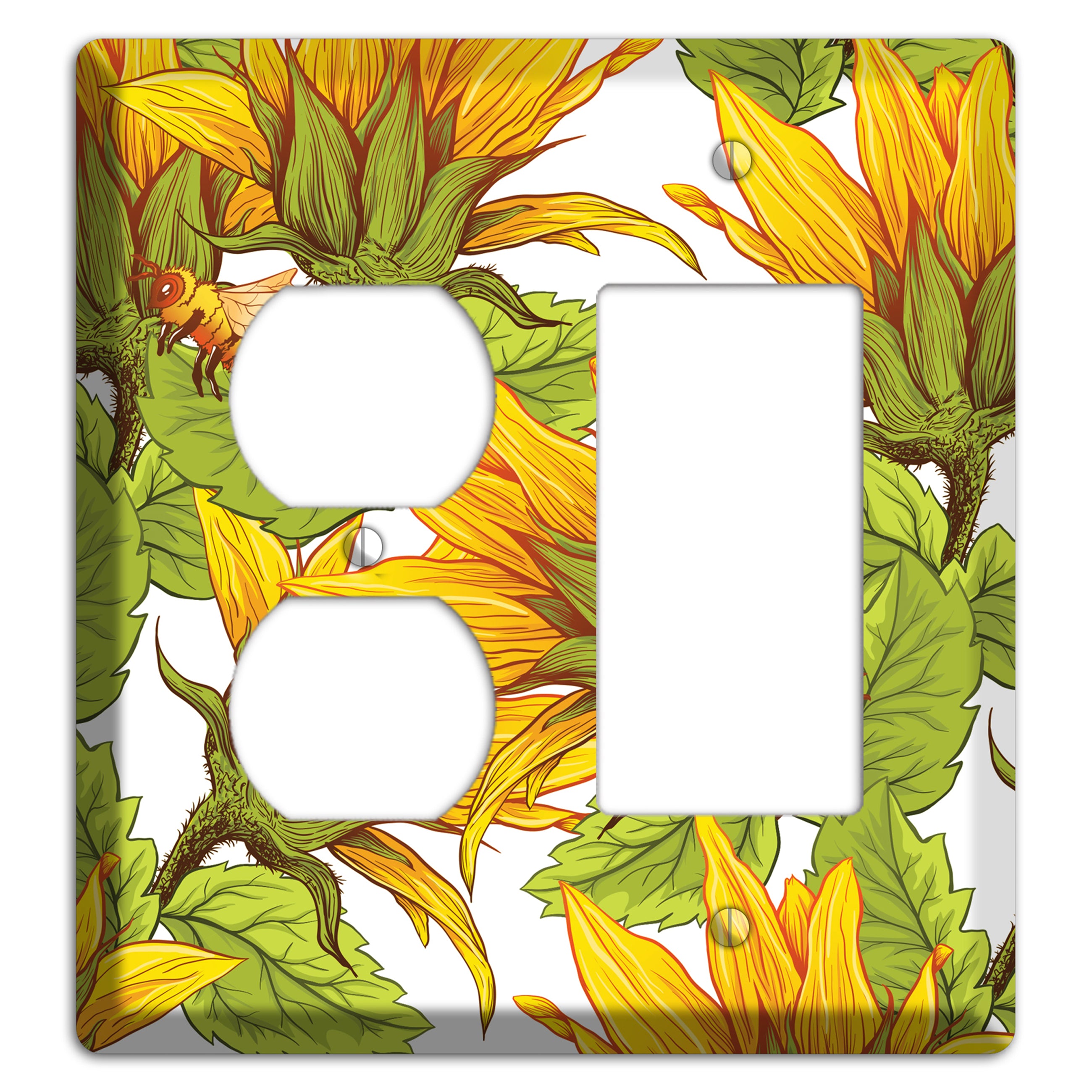 Pollen & Wings Duplex / Rocker Wallplate