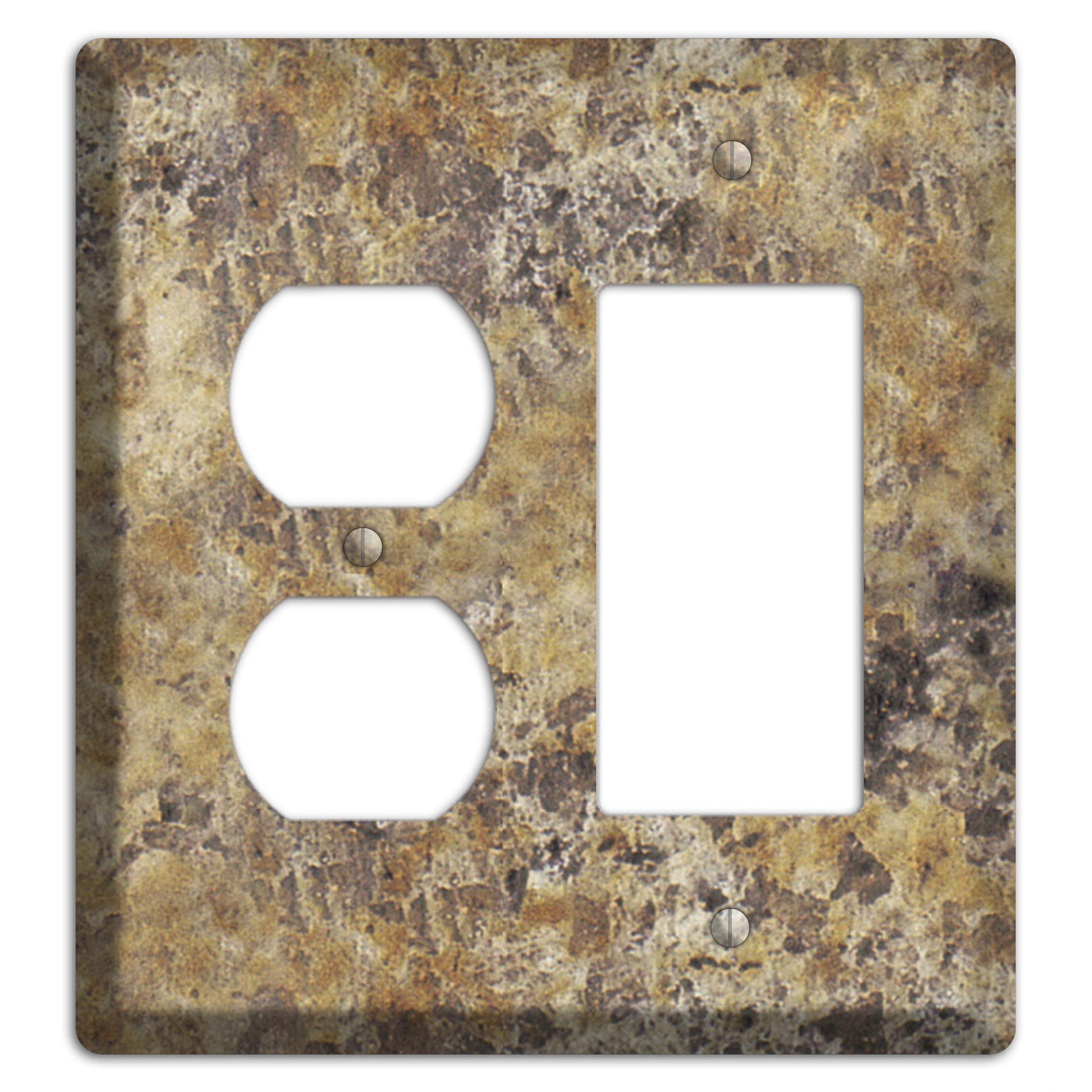 Venetian Gold Granite Duplex / Rocker Wallplate
