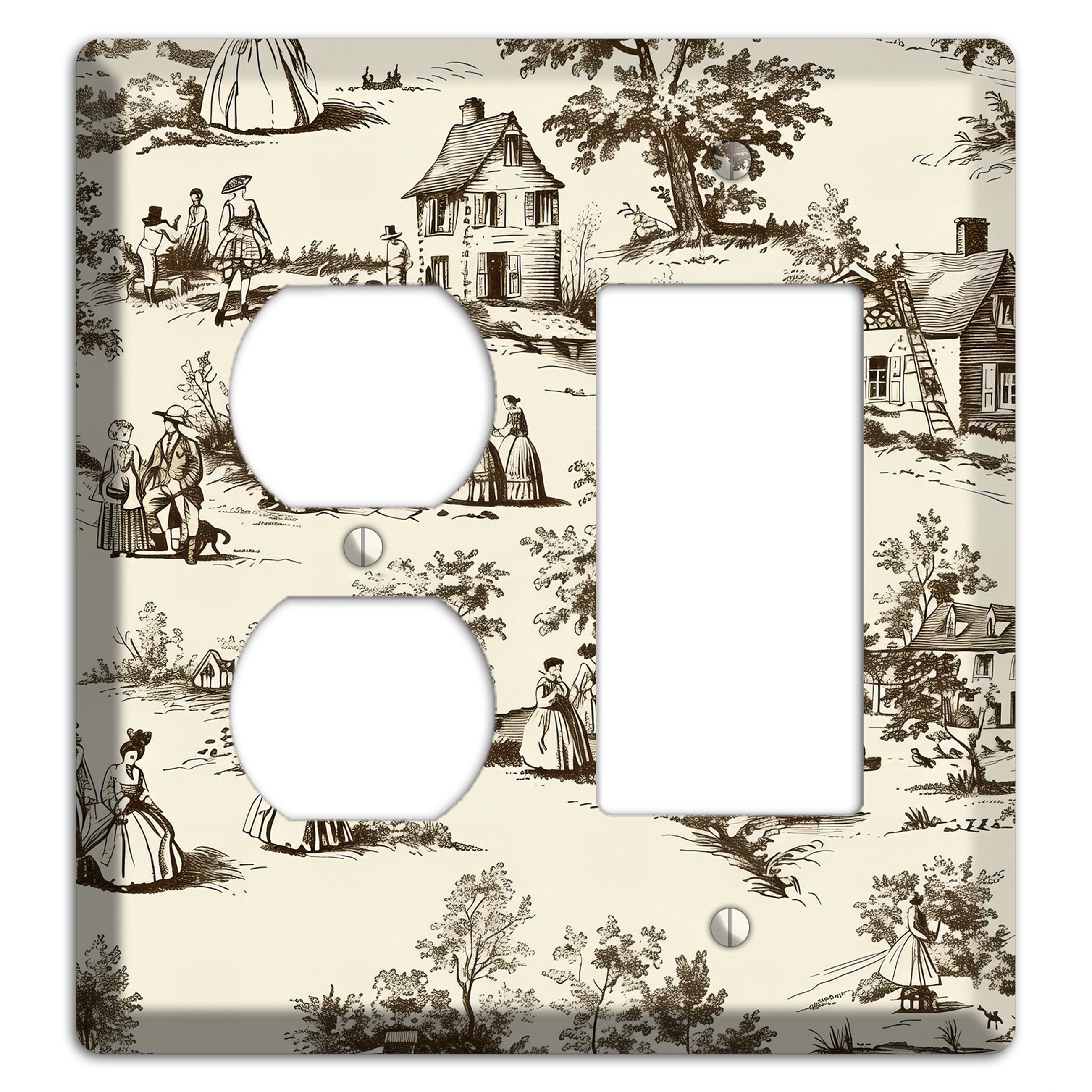 Country Promenade Duplex / Rocker Wallplate