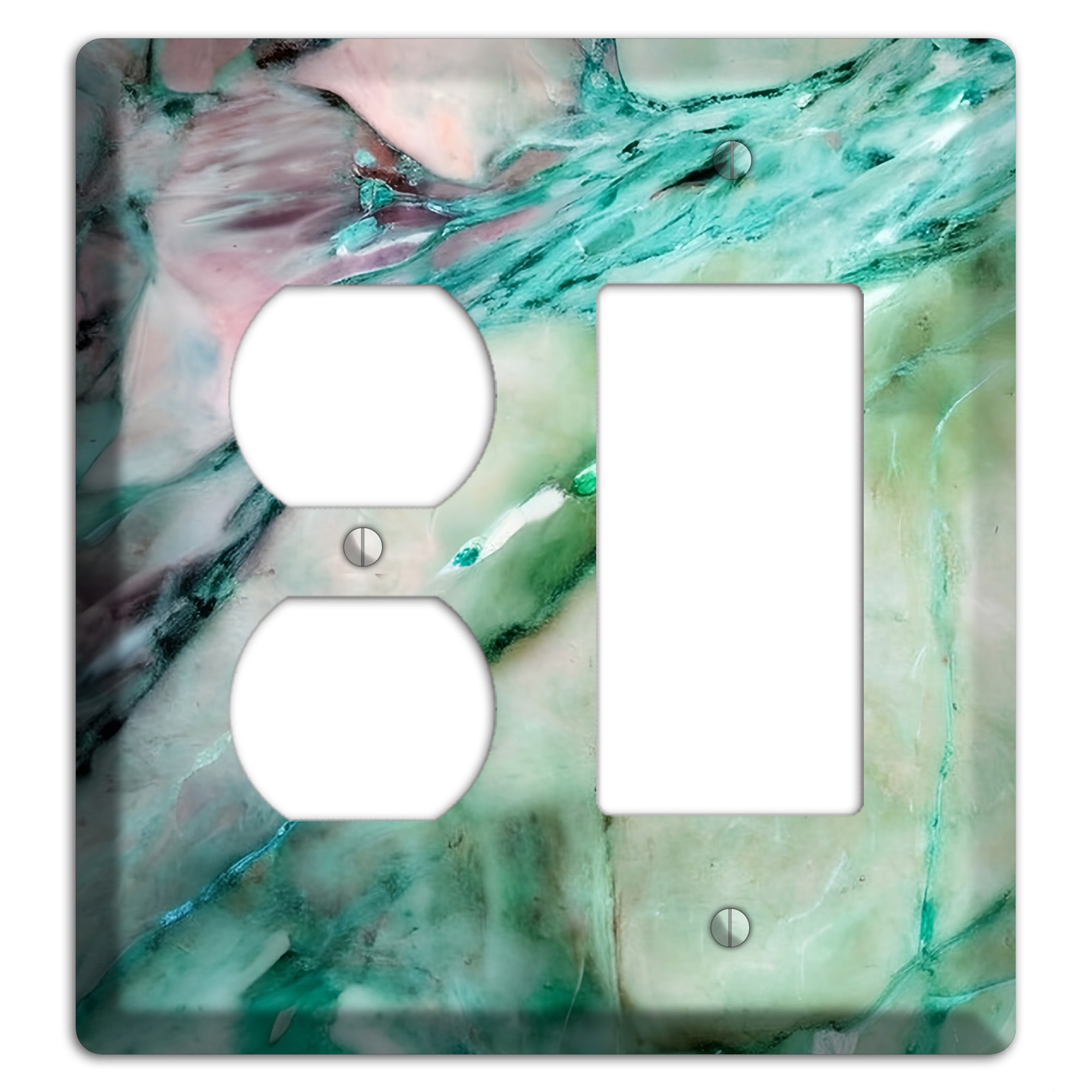 Monte Carlo Marble Duplex / Rocker Wallplate