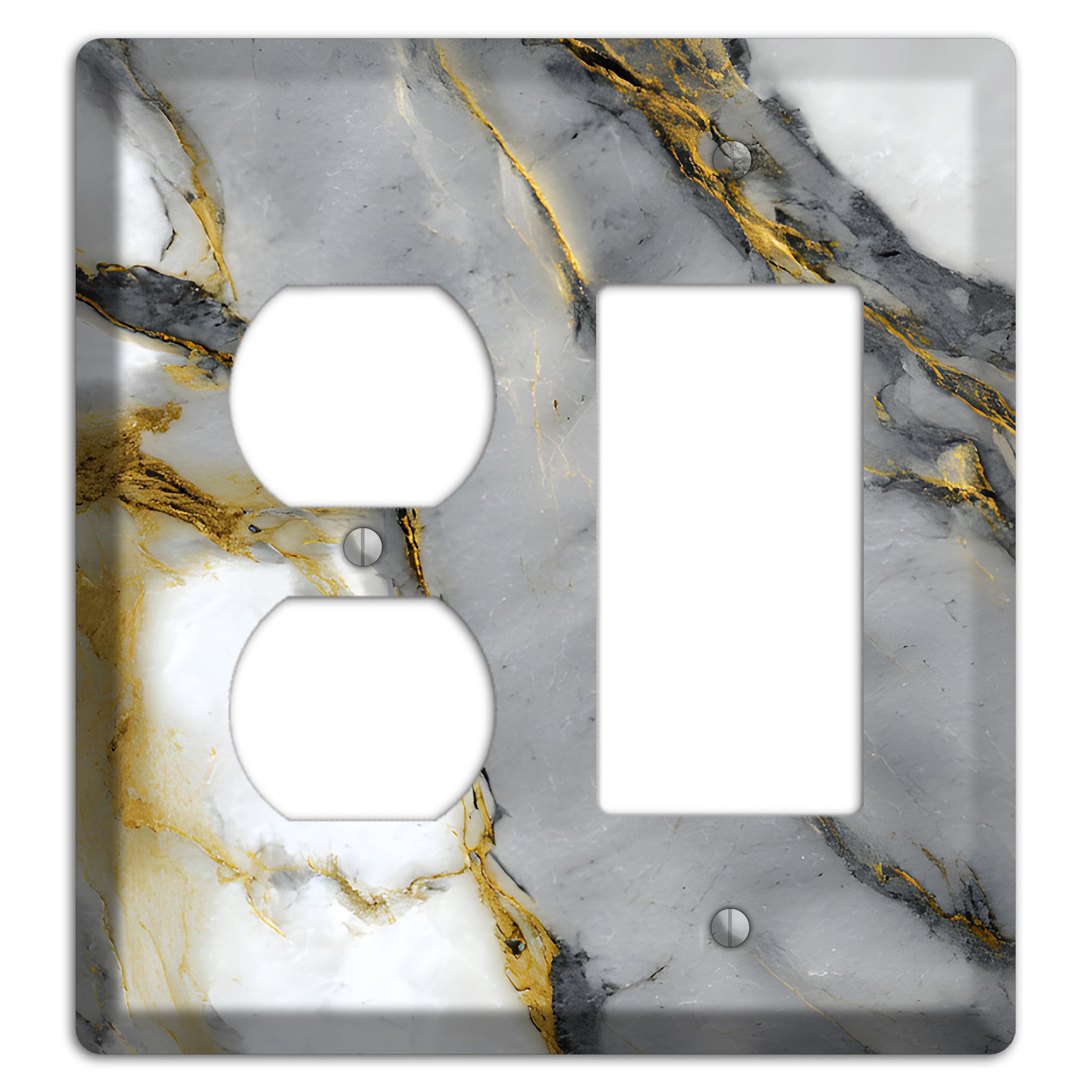 Finlandia Marble Duplex / Rocker Wallplate