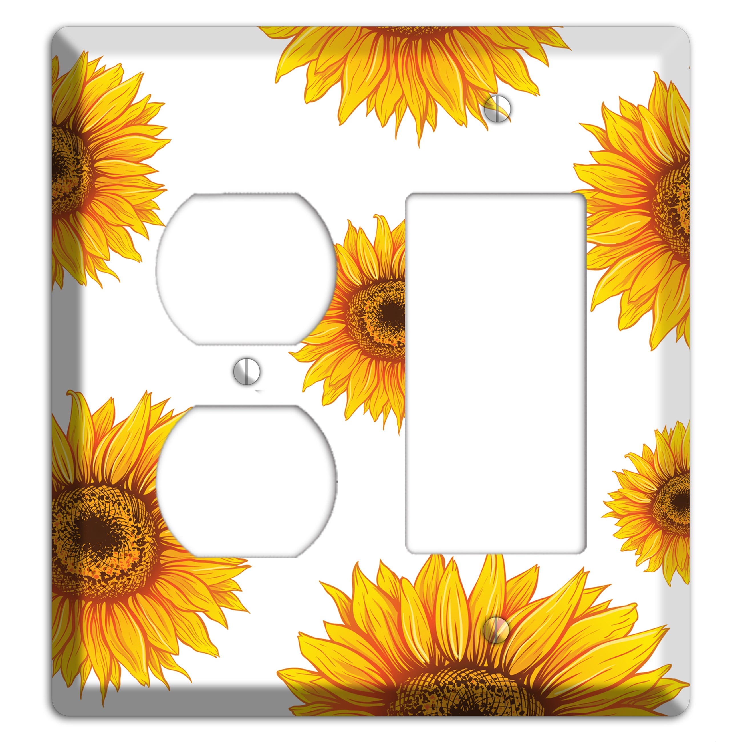 Solar Bloom Scatter Duplex / Rocker Wallplate