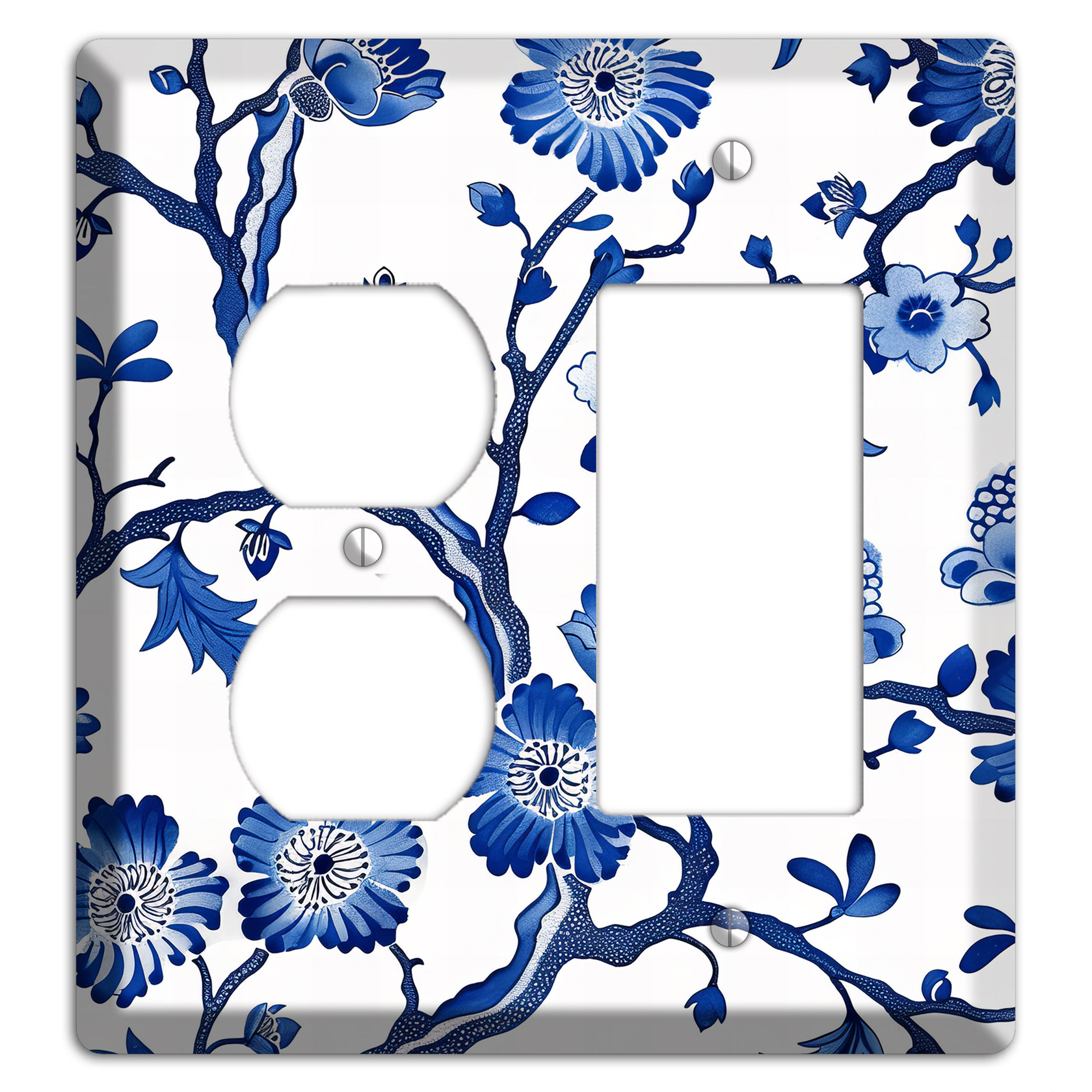 Porcelain Garden Reverie Duplex / Rocker Wallplate