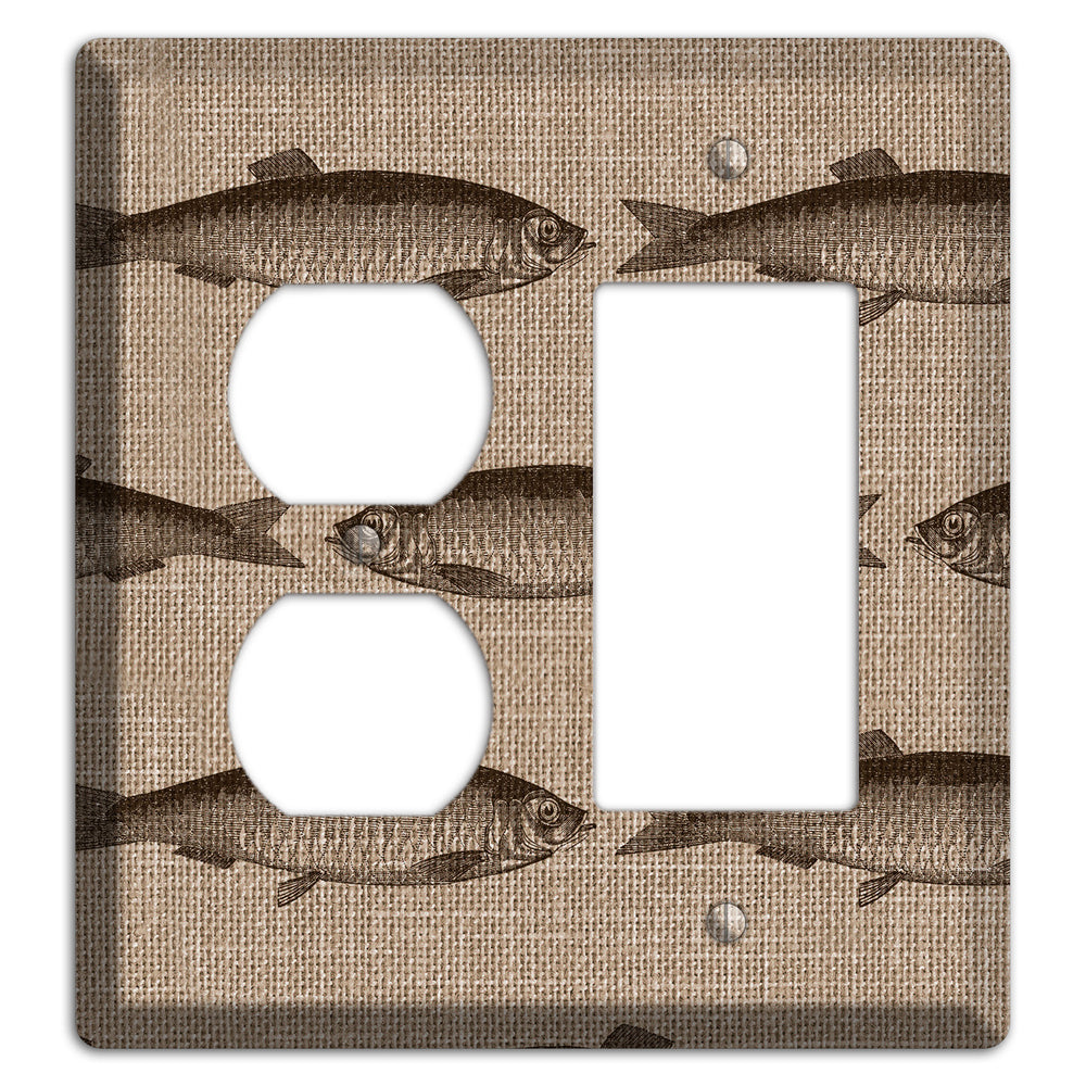 Shoal Sketch Duplex / Rocker Wallplate