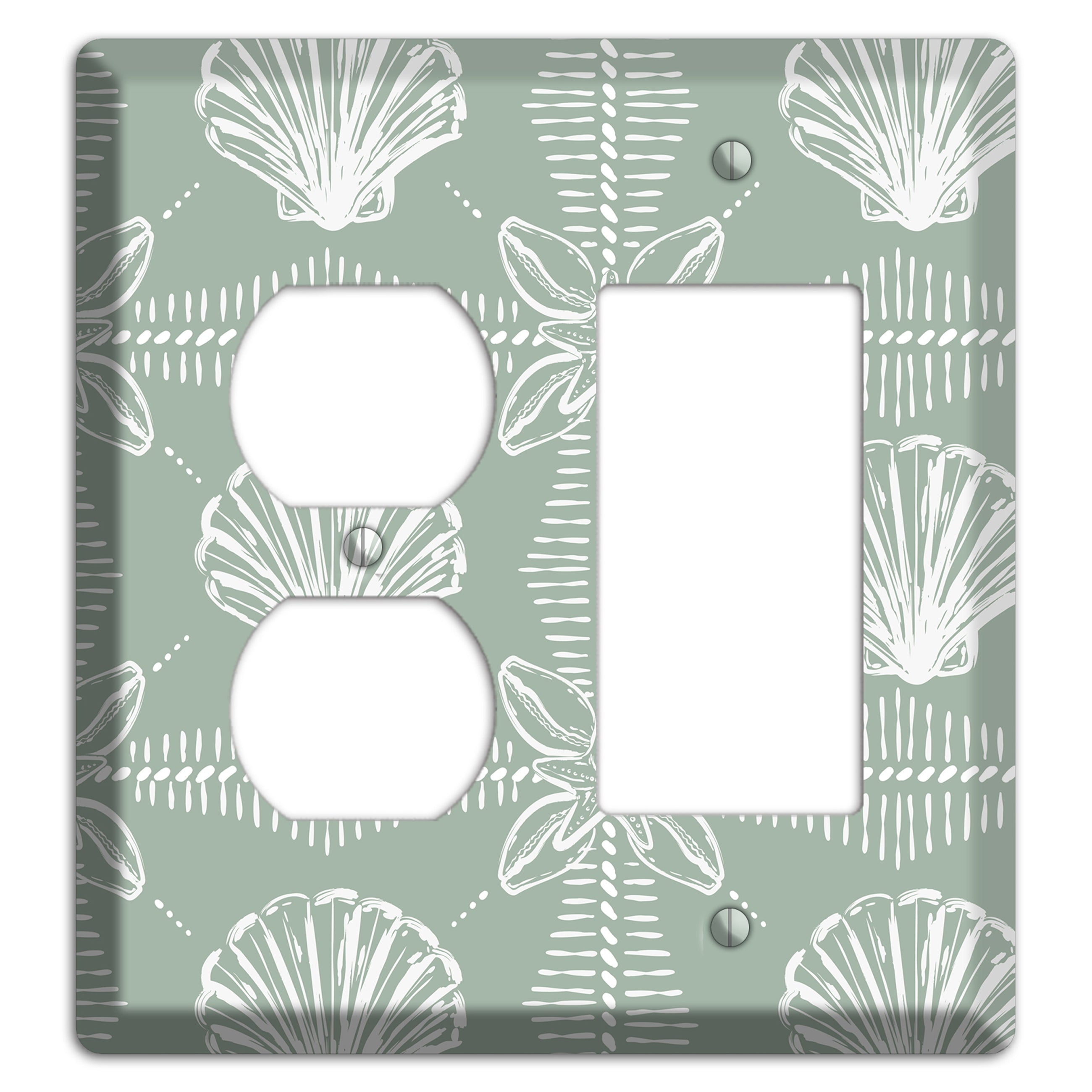 Sage Tide Relics Duplex / Rocker Wallplate