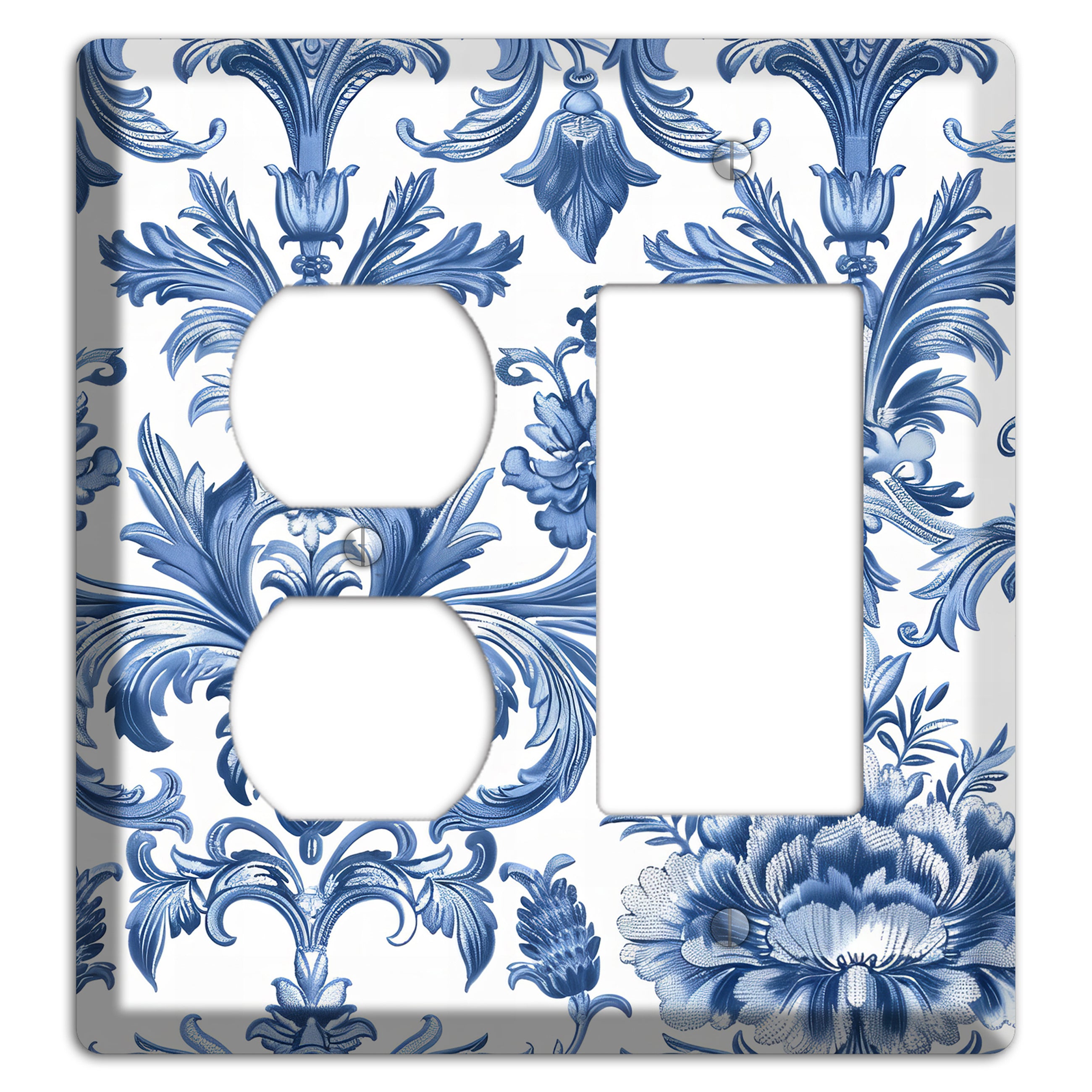 Porcelain Garden Reverie Duplex / Rocker Wallplate