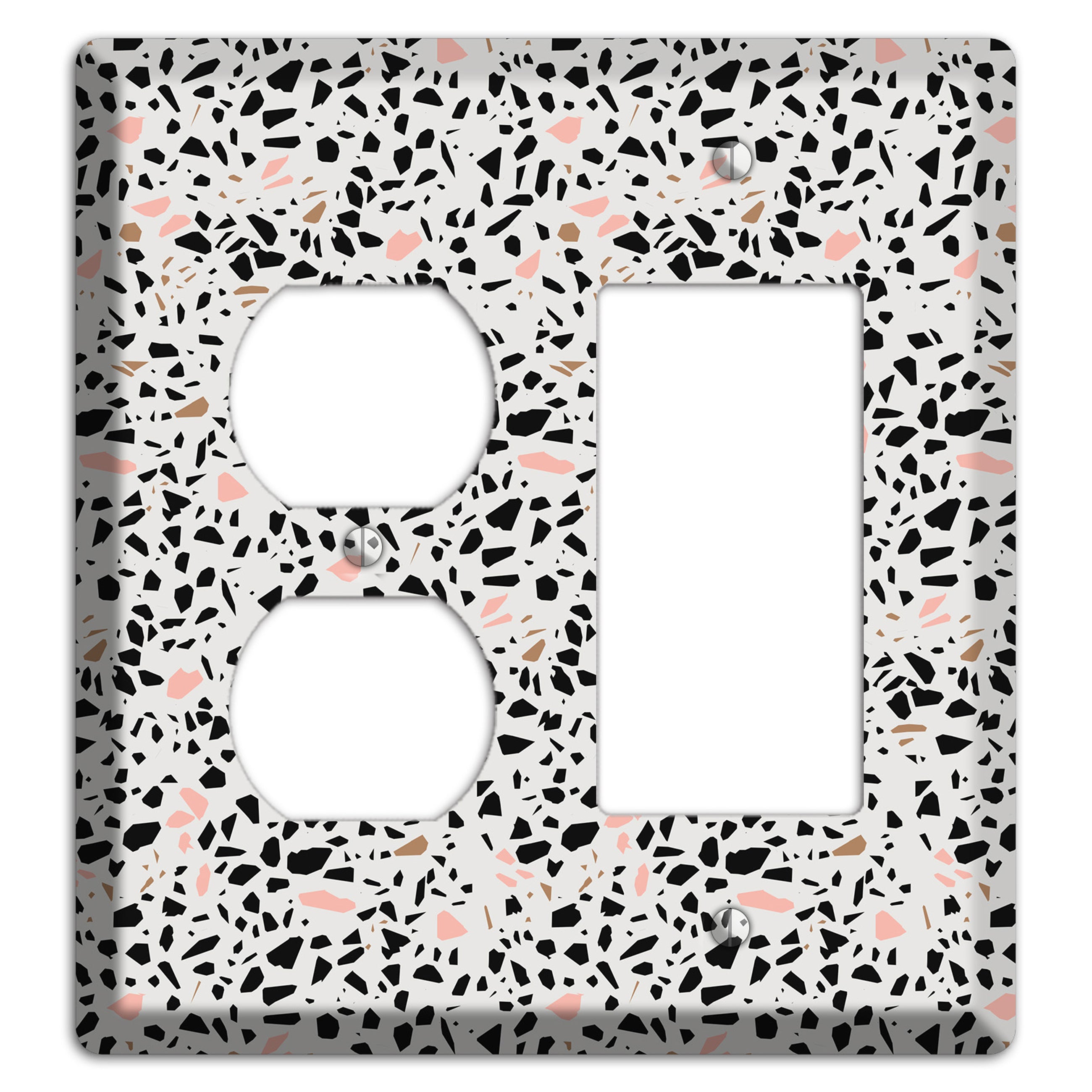 Monochrome Mix Duplex / Rocker Wallplate