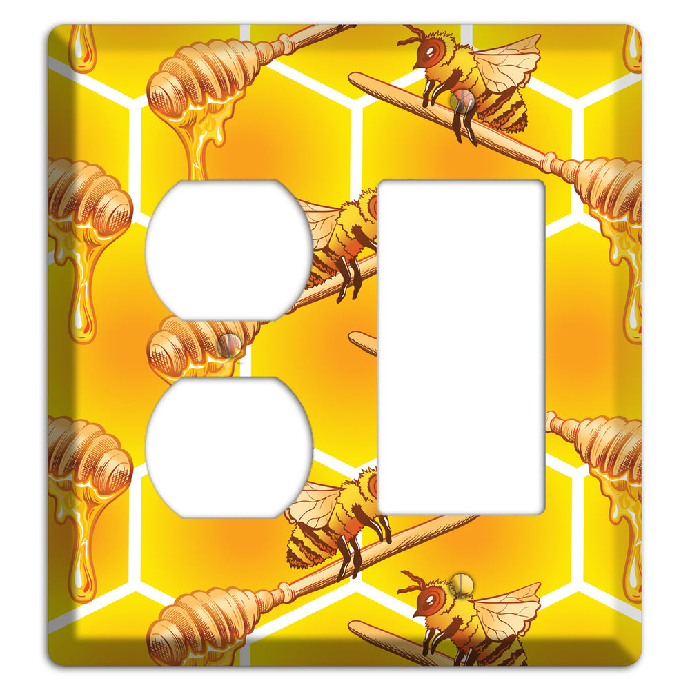 Golden Hive Ritual Duplex / Rocker Wallplate