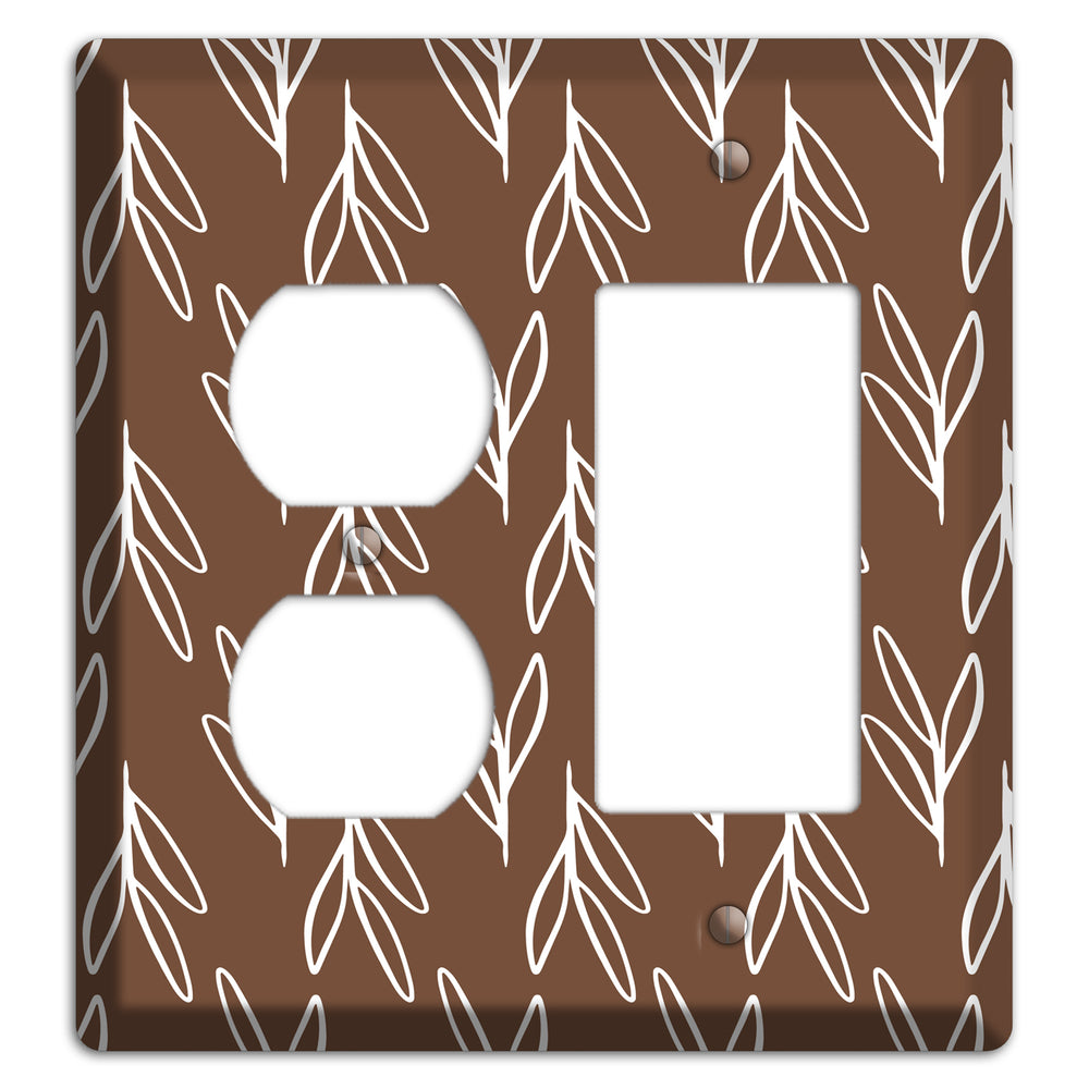 Wheat & Shadow Duplex / Rocker Wallplate