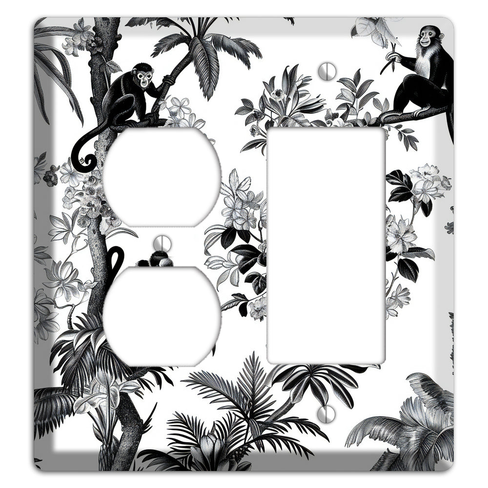 Canopy & Curl Duplex / Rocker Wallplate