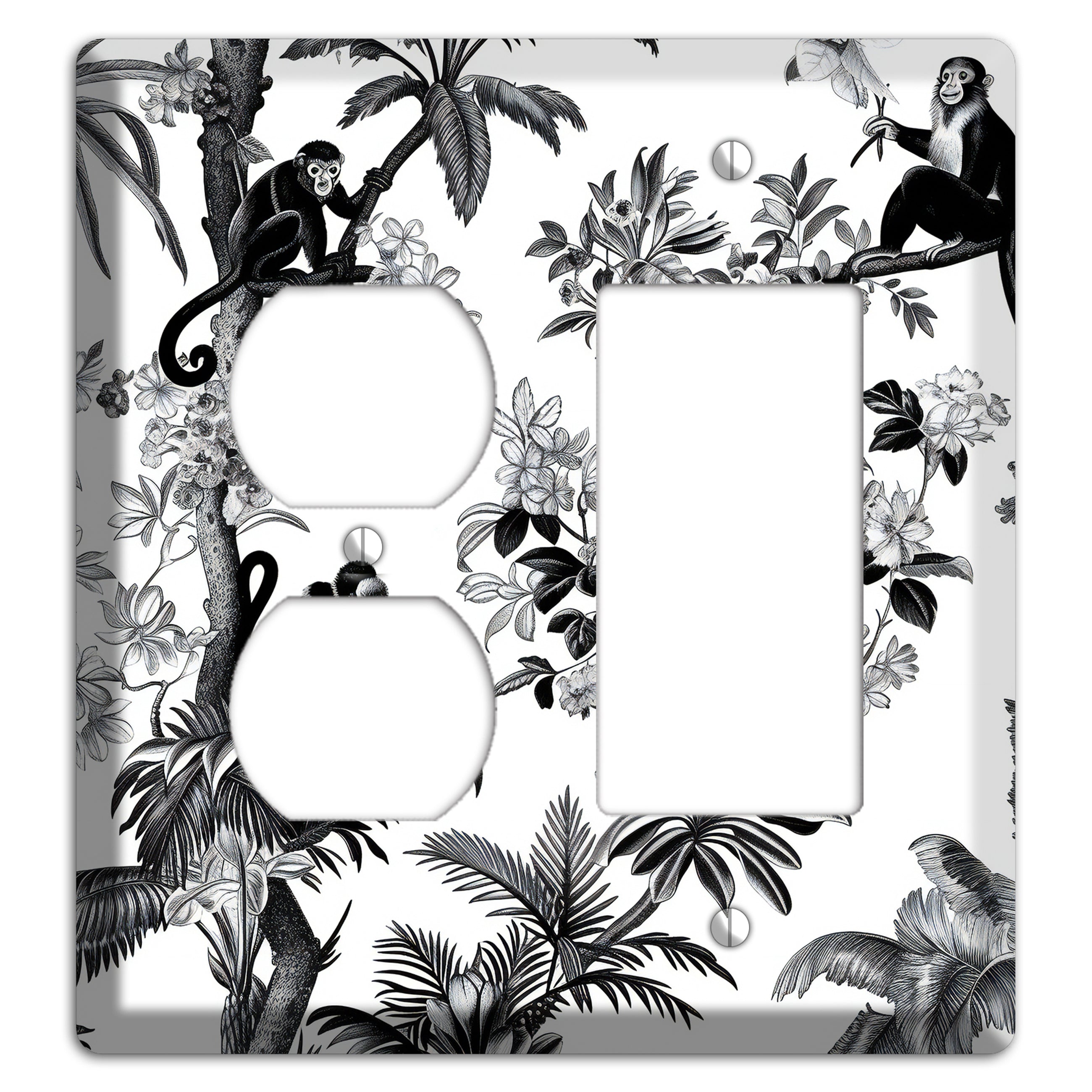 Canopy & Curl Duplex / Rocker Wallplate