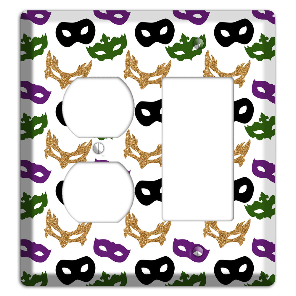 Masquerade Mosaic Duplex / Rocker Wallplate