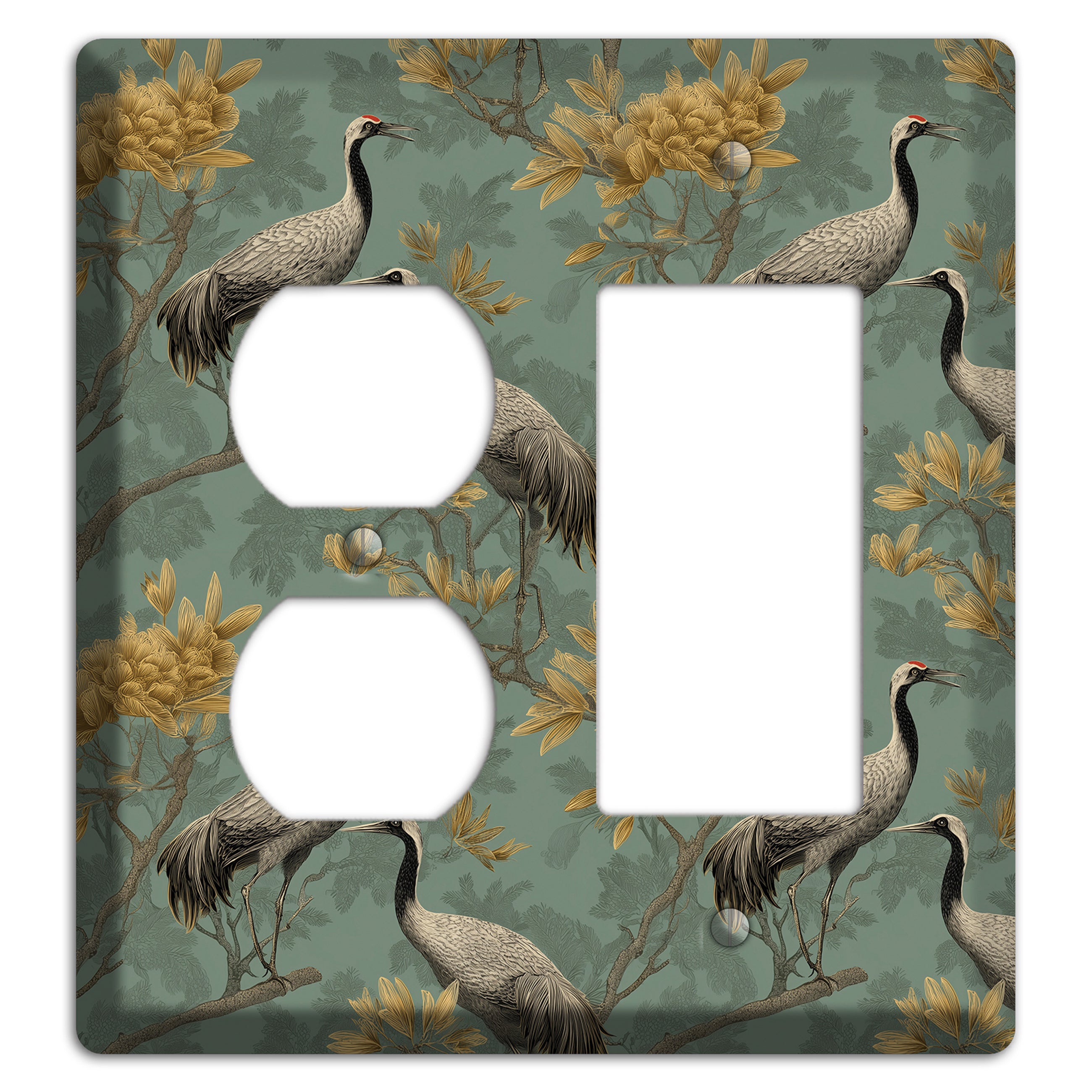 Sage Garden Vigil Duplex / Rocker Wallplate