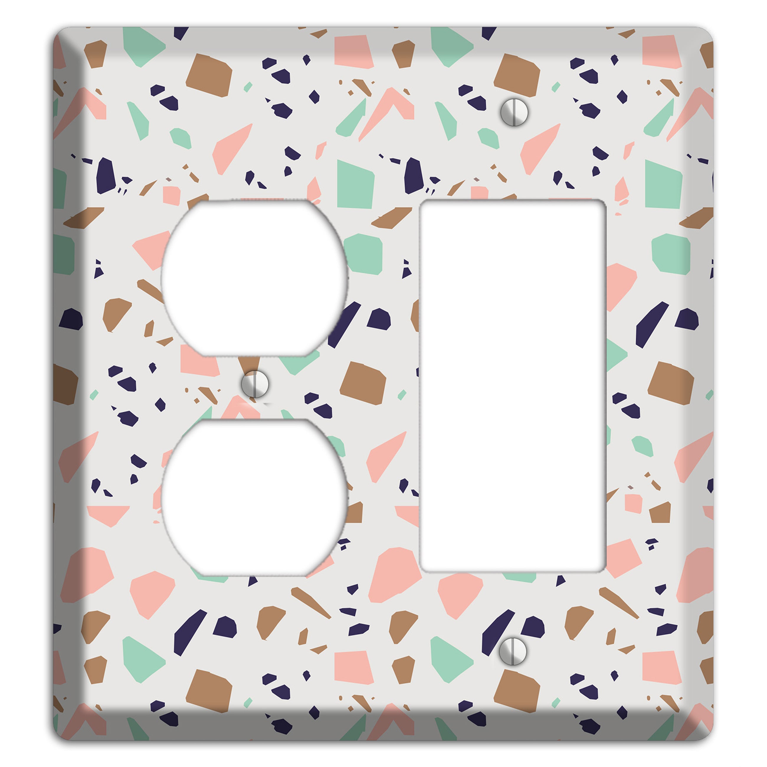 Candyfetti Quartz Duplex / Rocker Wallplate
