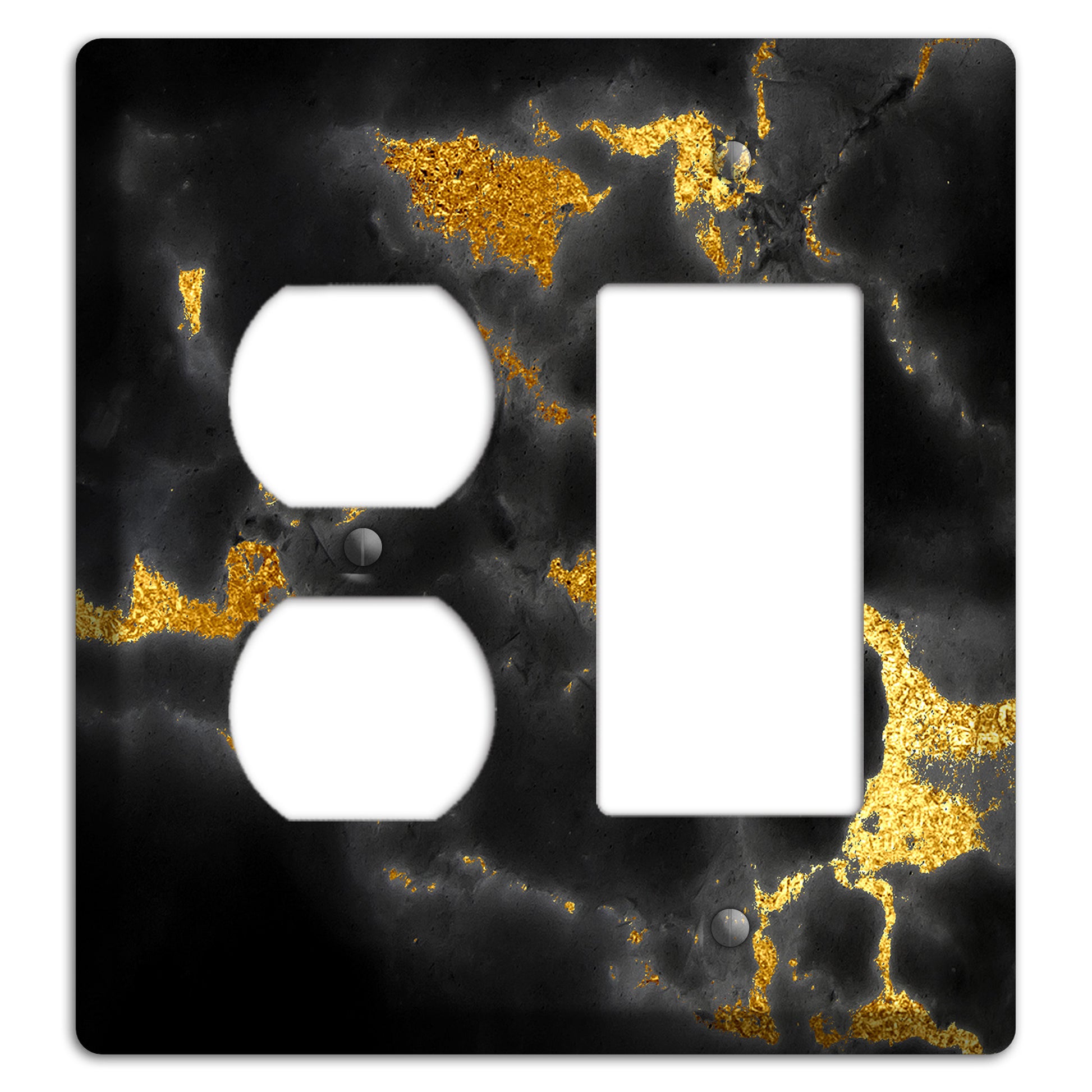 Equator Marble Duplex / Rocker Wallplate