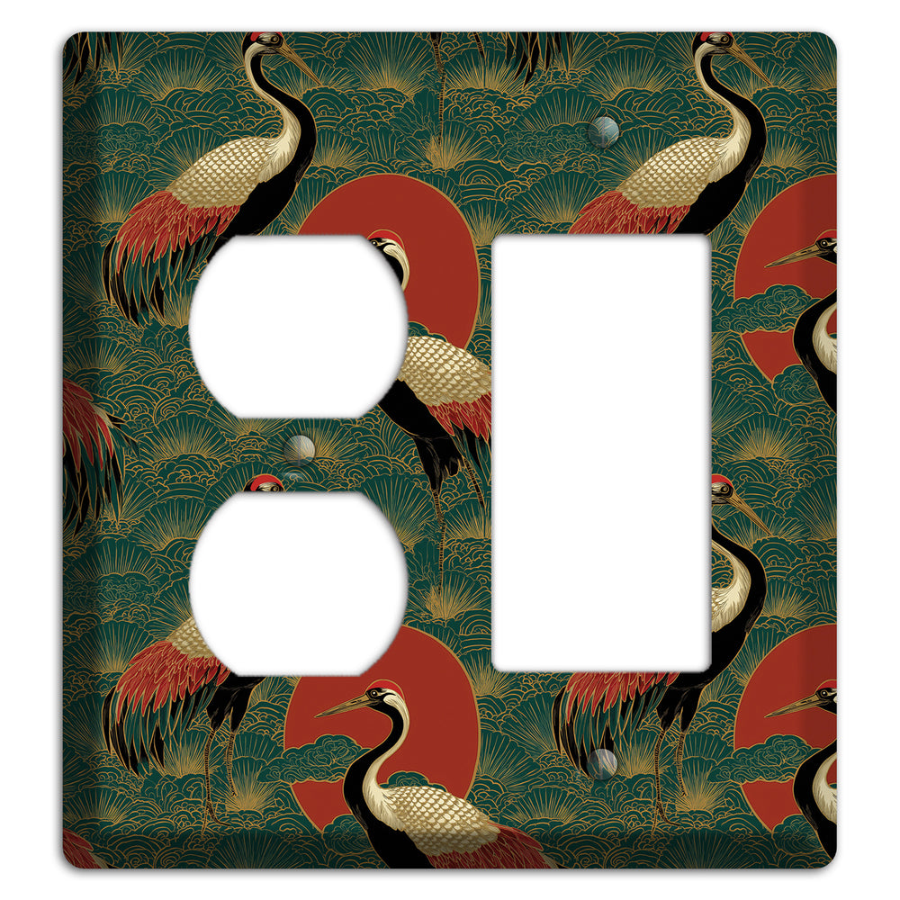 Jade Sun Sentinels Duplex / Rocker Wallplate