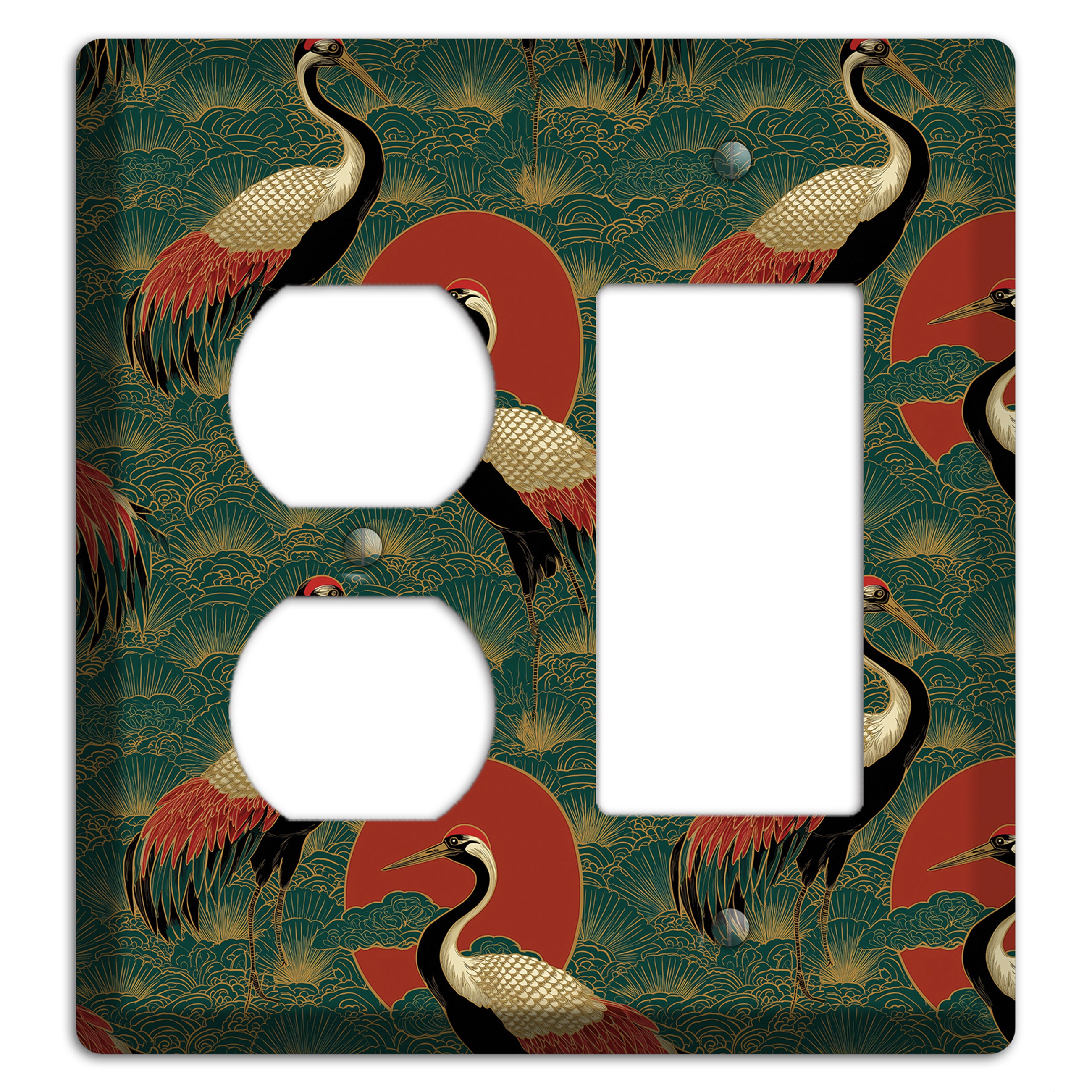 Jade Sun Sentinels Duplex / Rocker Wallplate