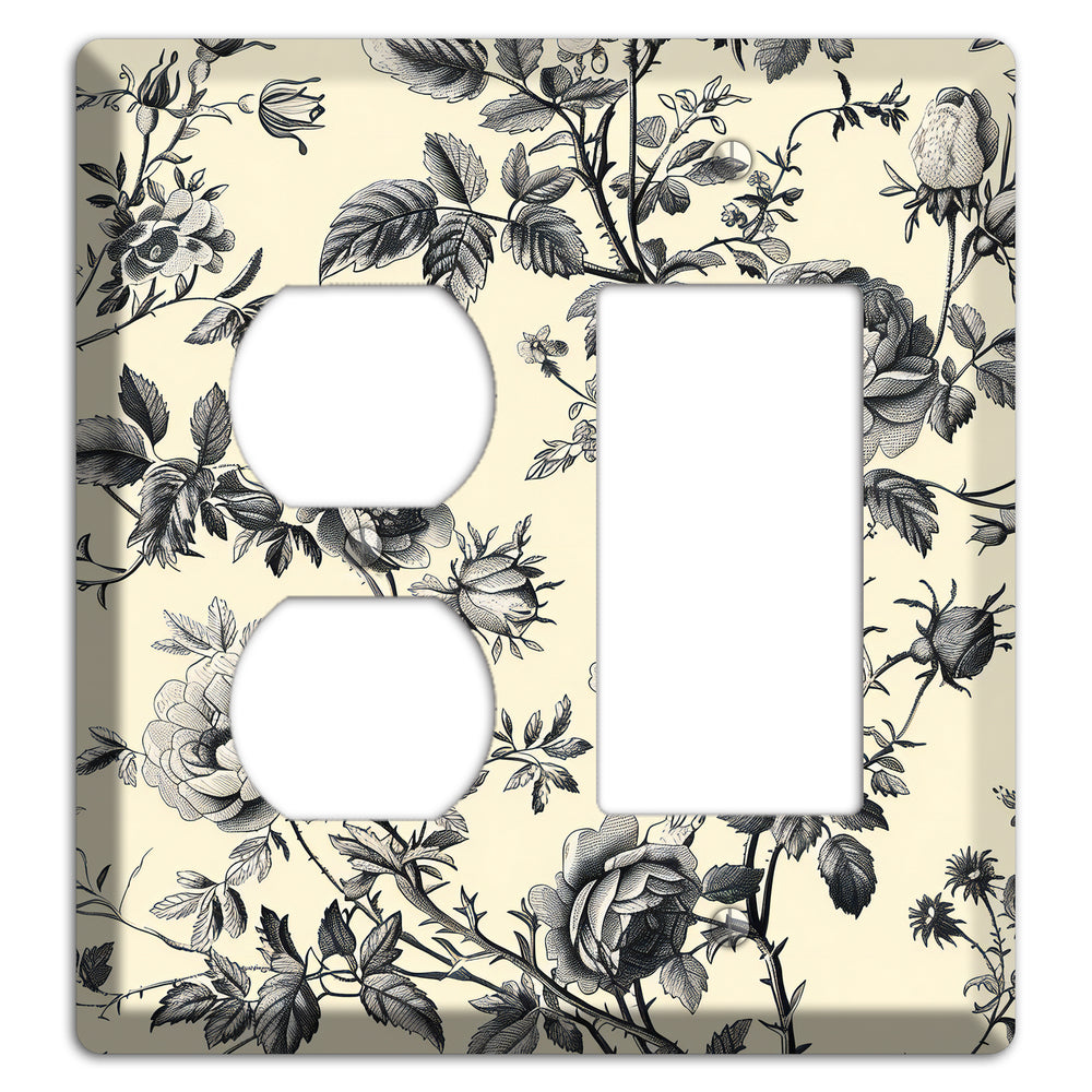 Thorned Reverie Duplex / Rocker Wallplate