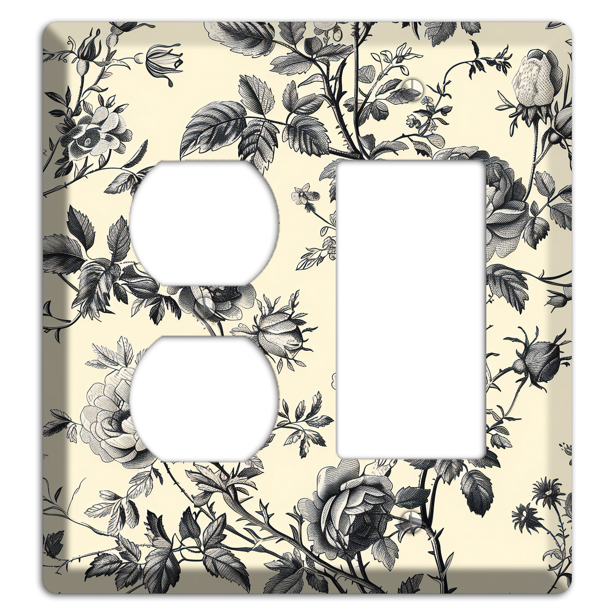 Thorned Reverie Duplex / Rocker Wallplate