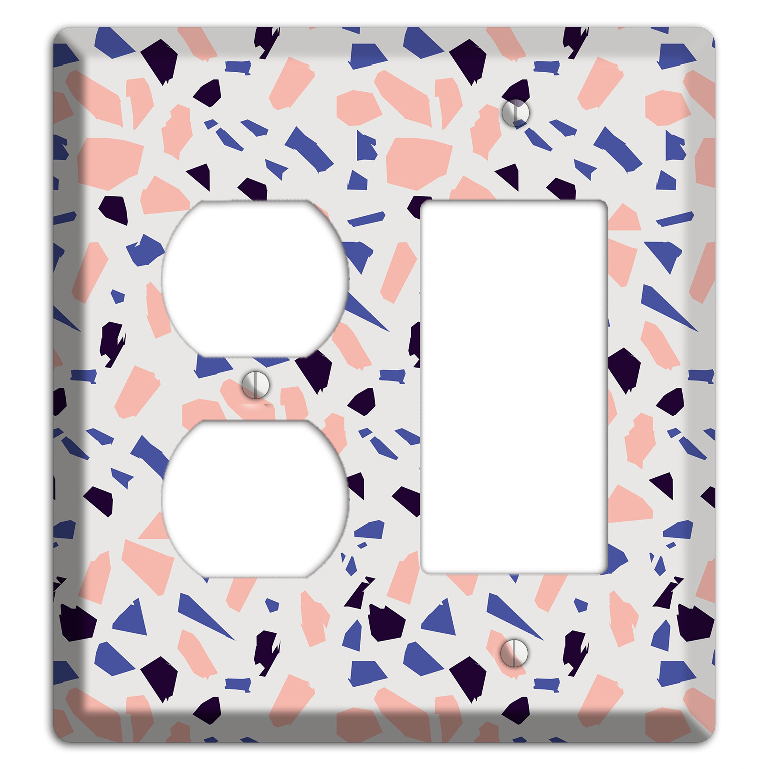 Coral Indigo Burst Duplex / Rocker Wallplate