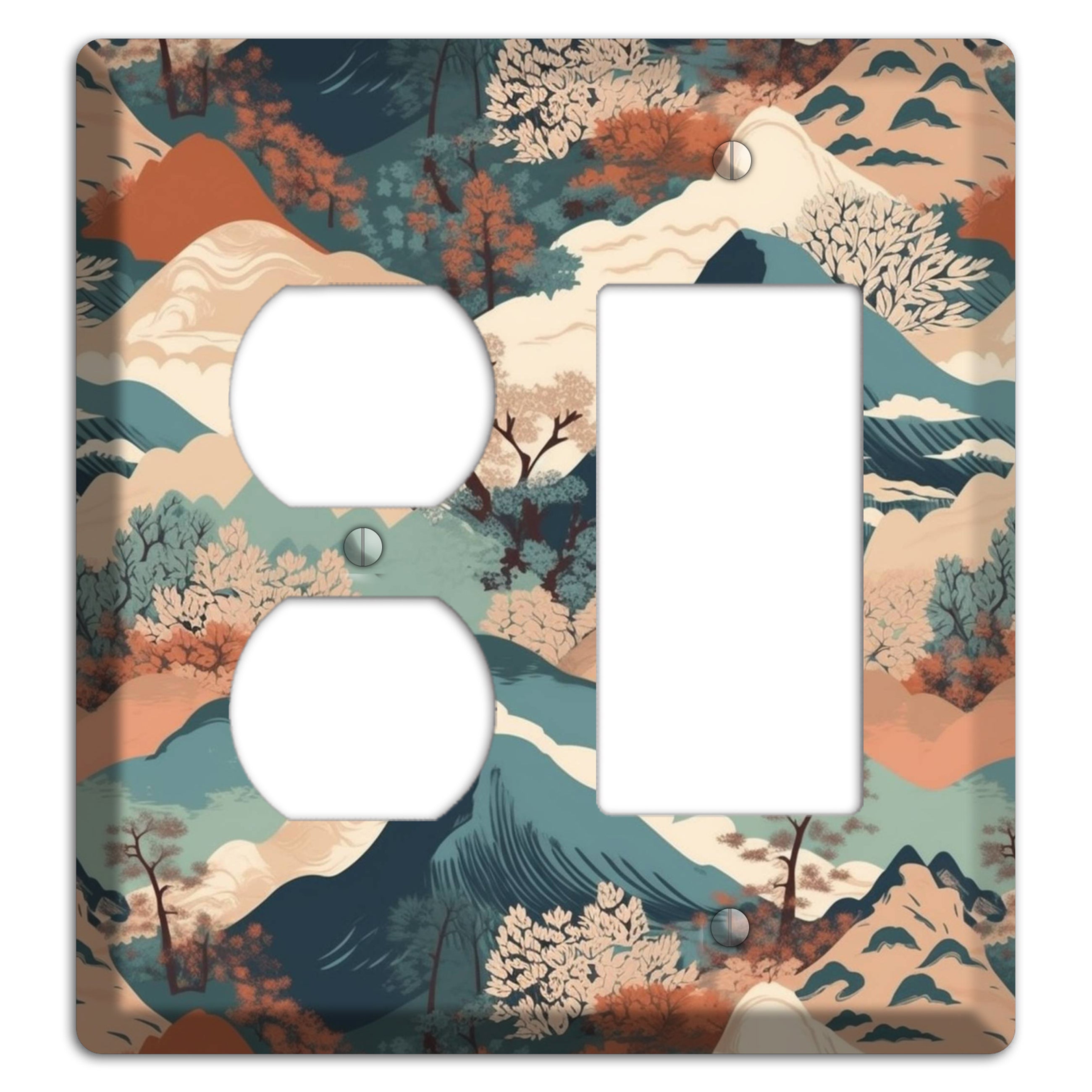 Mountain Reverie Duplex / Rocker Wallplate