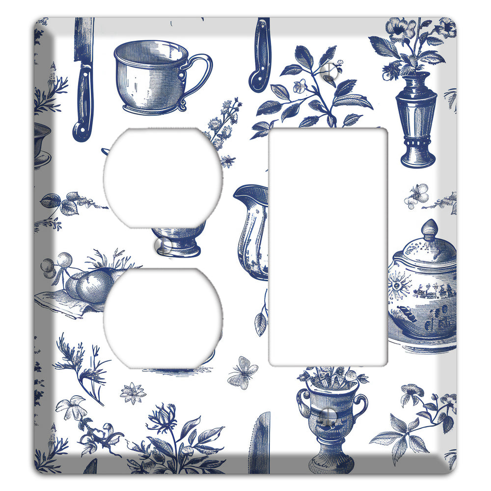 Pantry & Petals Duplex / Rocker Wallplate