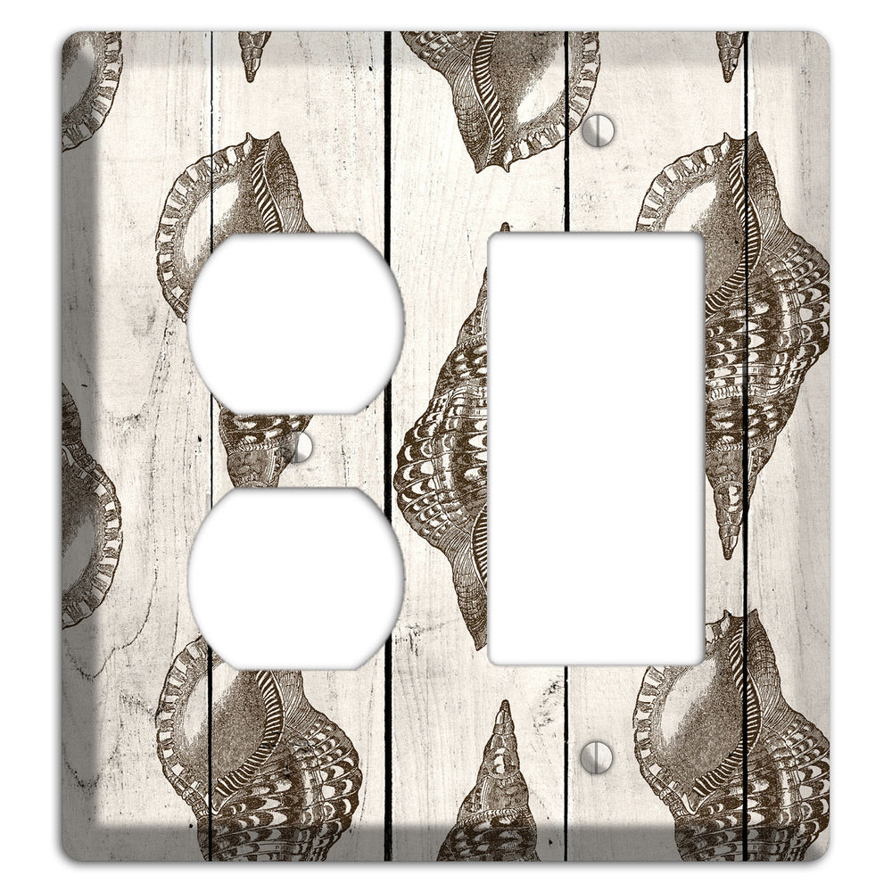 Shellbound Shore Duplex / Rocker Wallplate