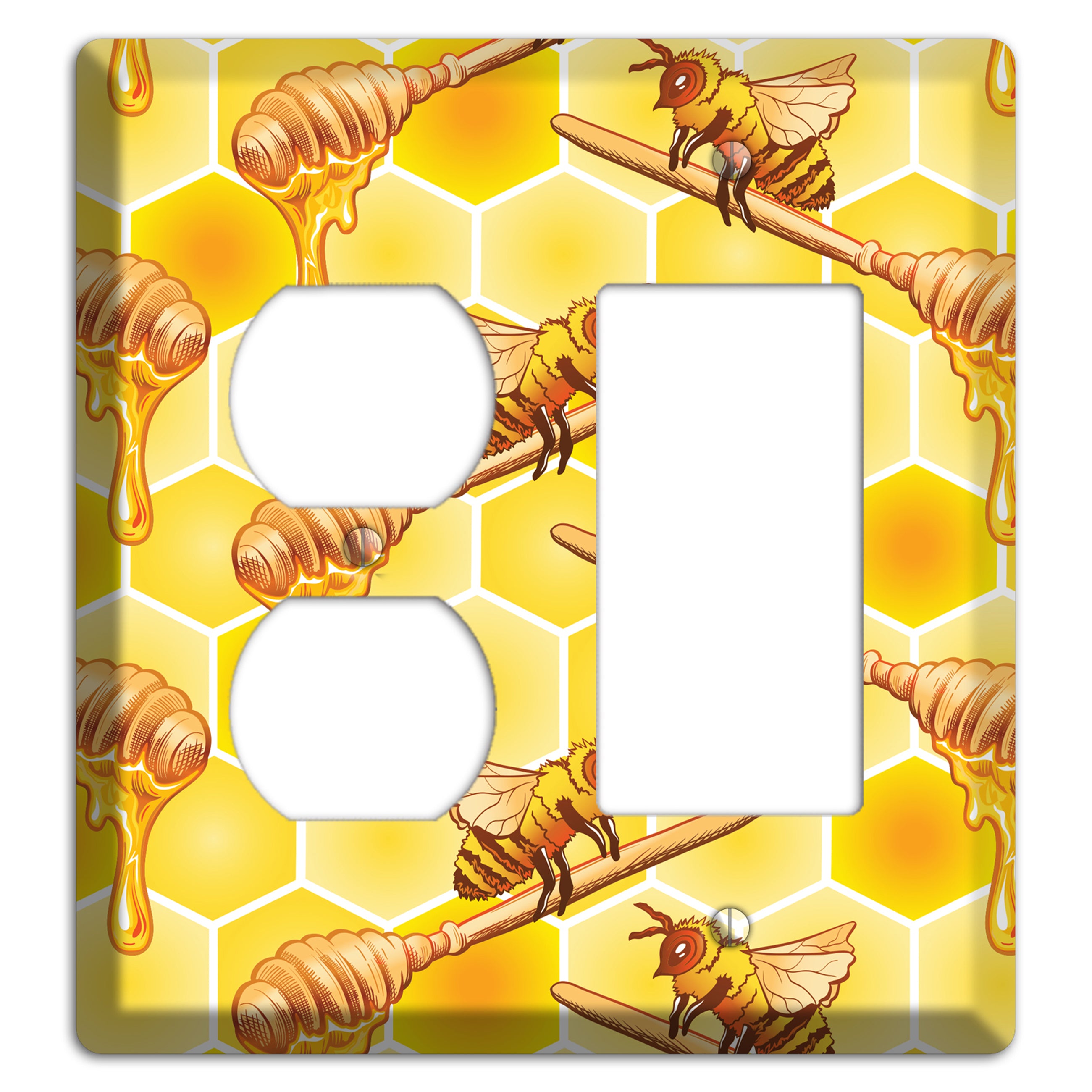 Honeyed Vigil Duplex / Rocker Wallplate