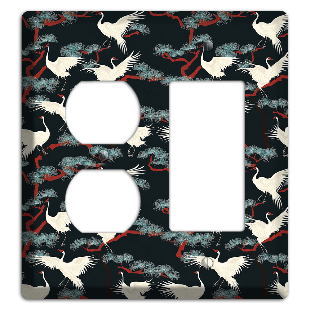 Obsidian Pine Vigil Duplex / Rocker Wallplate