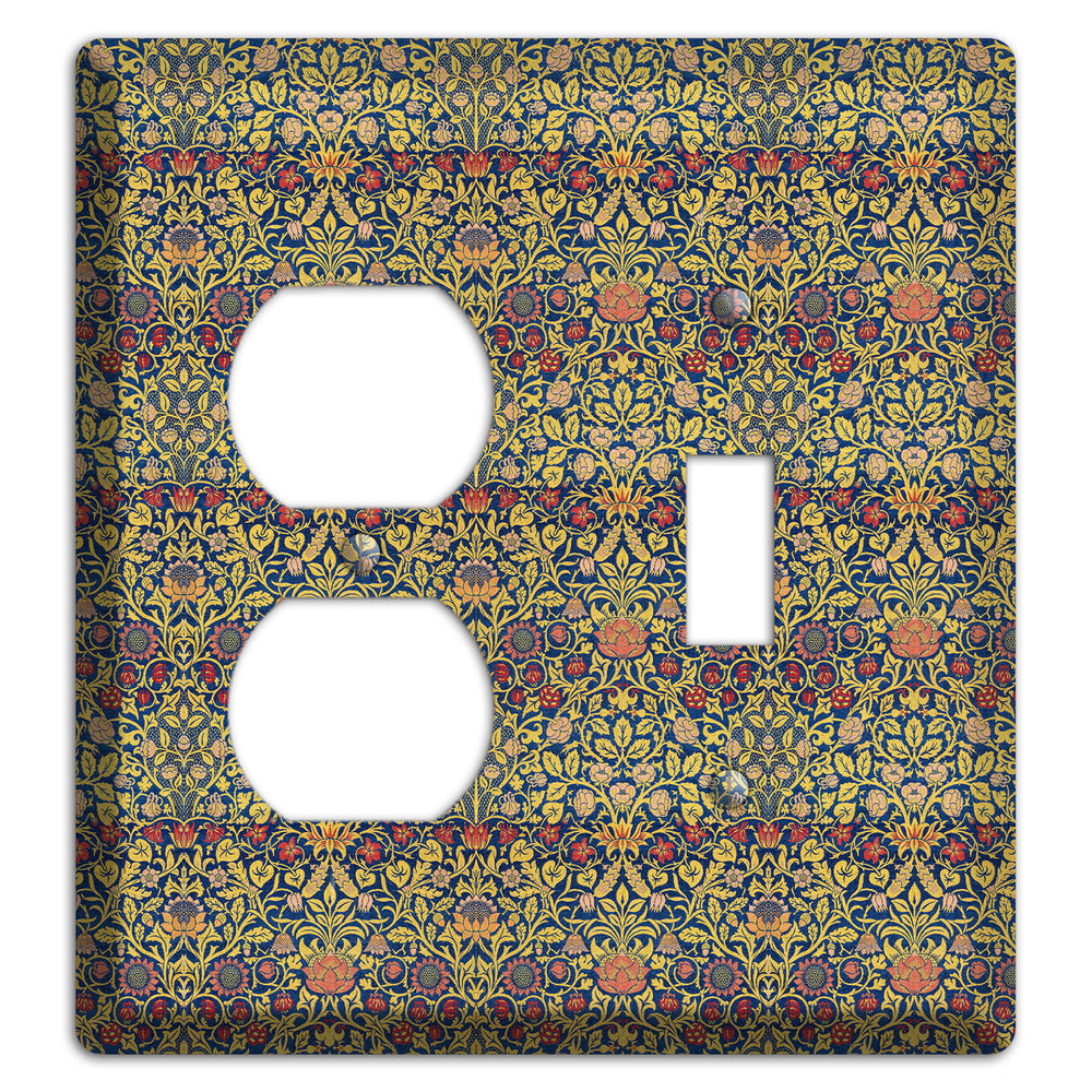 Orchard Garden Stripe Duplex / Toggle Wallplate