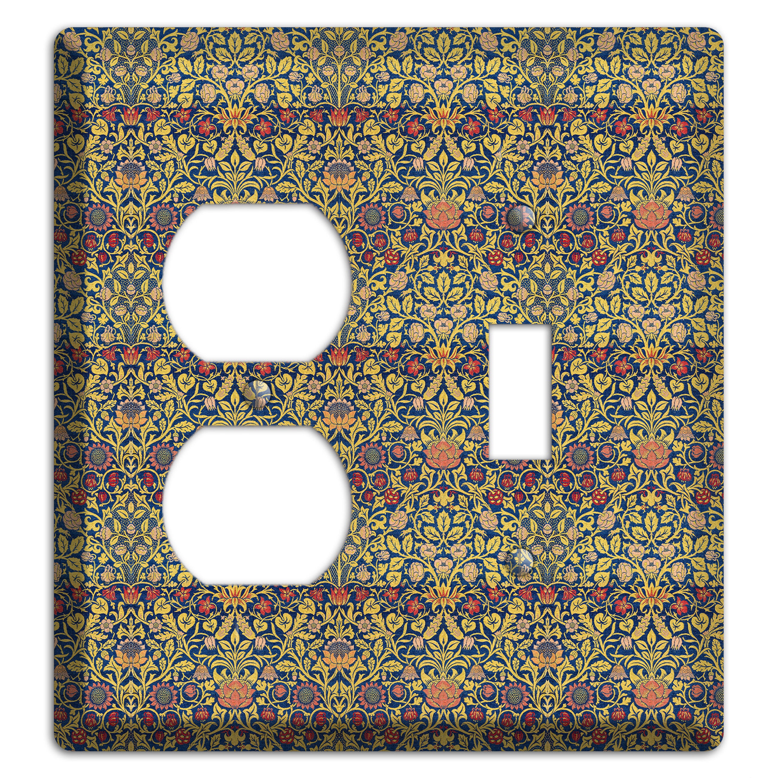Orchard Garden Stripe Duplex / Toggle Wallplate