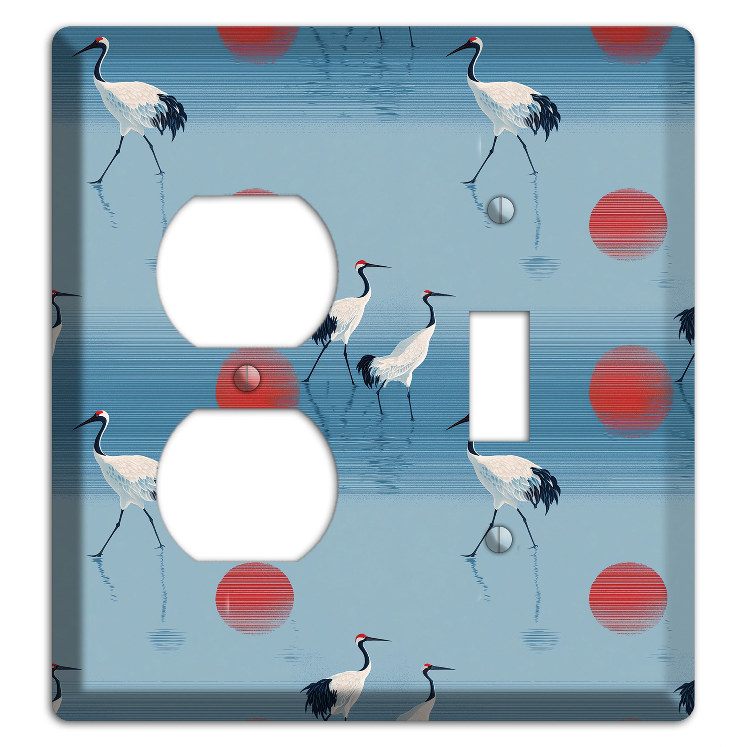 Scarlet Sun Shallows Duplex / Toggle Wallplate