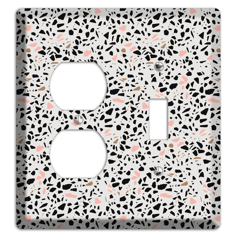 Monochrome Mix Duplex / Toggle Wallplate