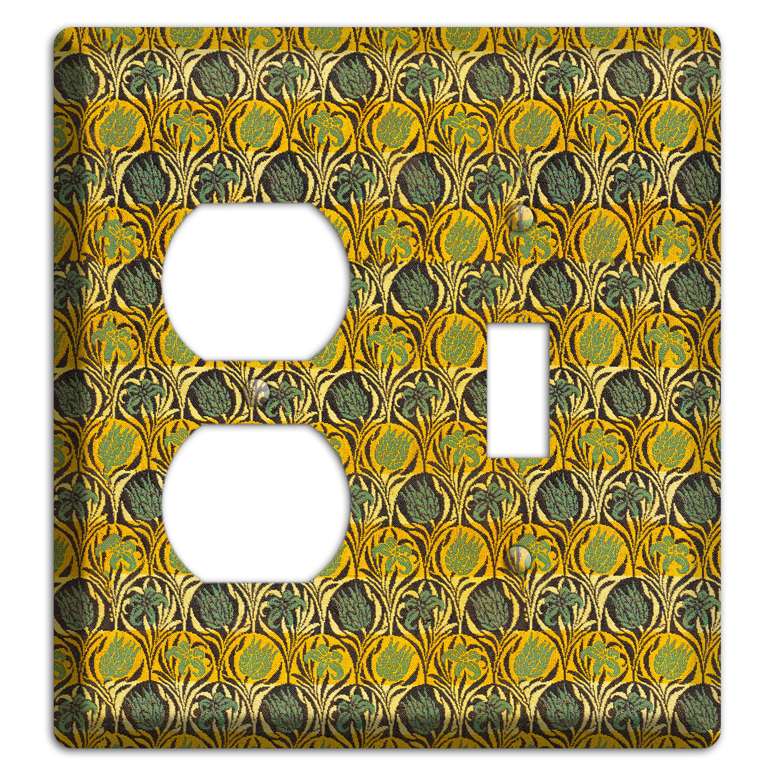 Honeycomb Bloom Duplex / Toggle Wallplate