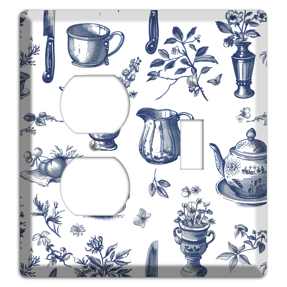 Pantry & Petals Duplex / Toggle Wallplate