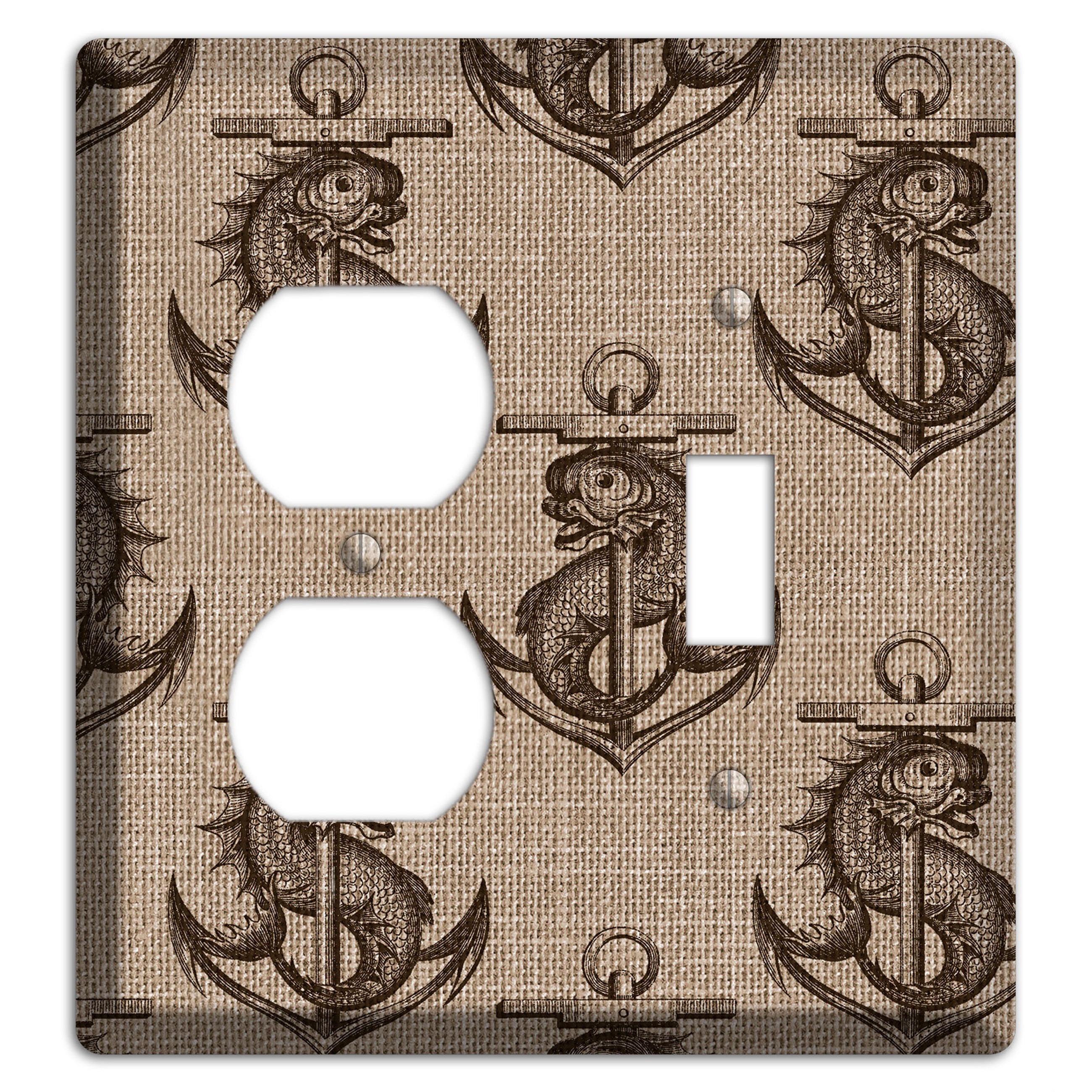 Anchor & Leviathan Duplex / Toggle Wallplate