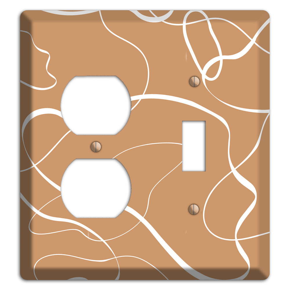 Wandering Thread Duplex / Toggle Wallplate
