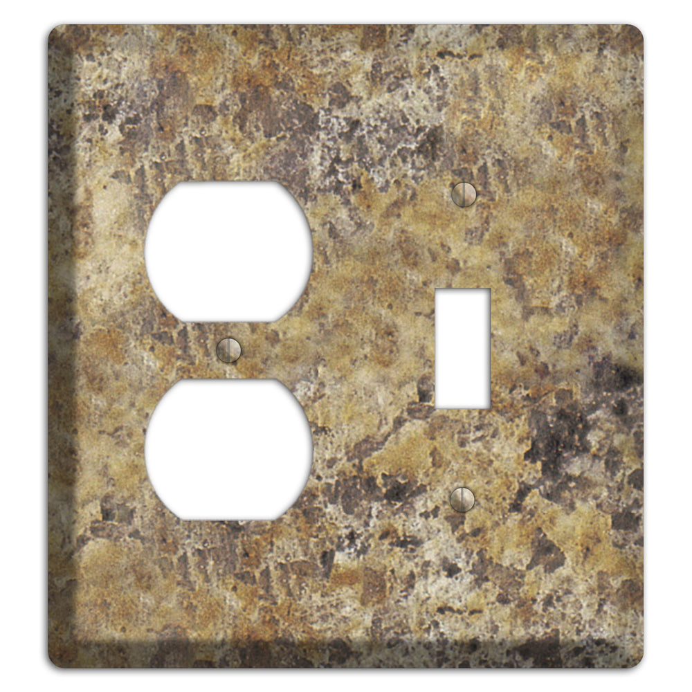 Venetian Gold Granite Duplex / Toggle Wallplate