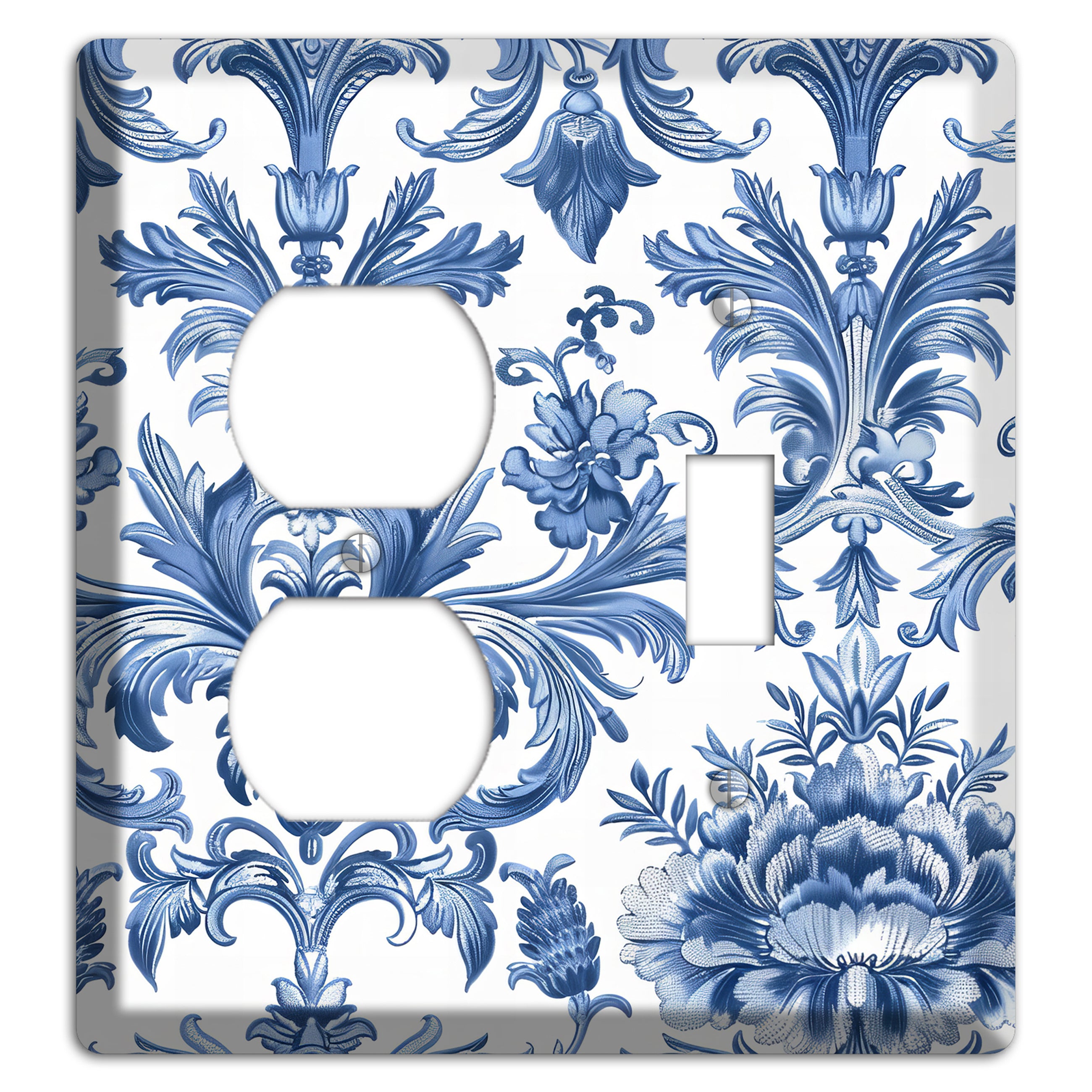 Porcelain Garden Reverie Duplex / Toggle Wallplate