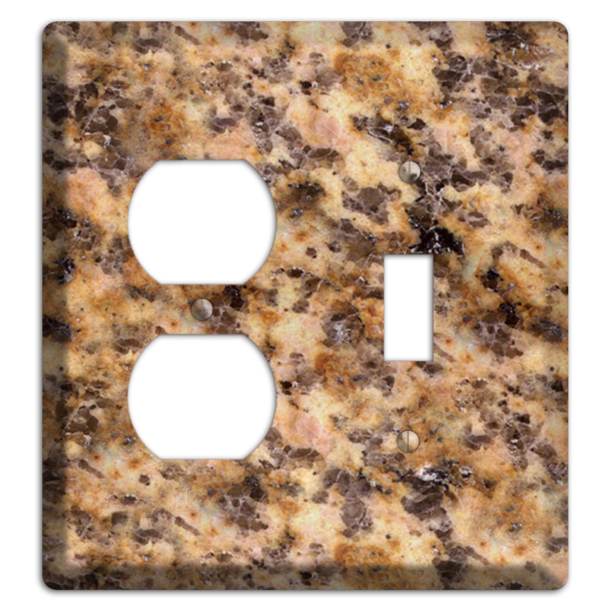 Lapidus Granite Duplex / Toggle Wallplate