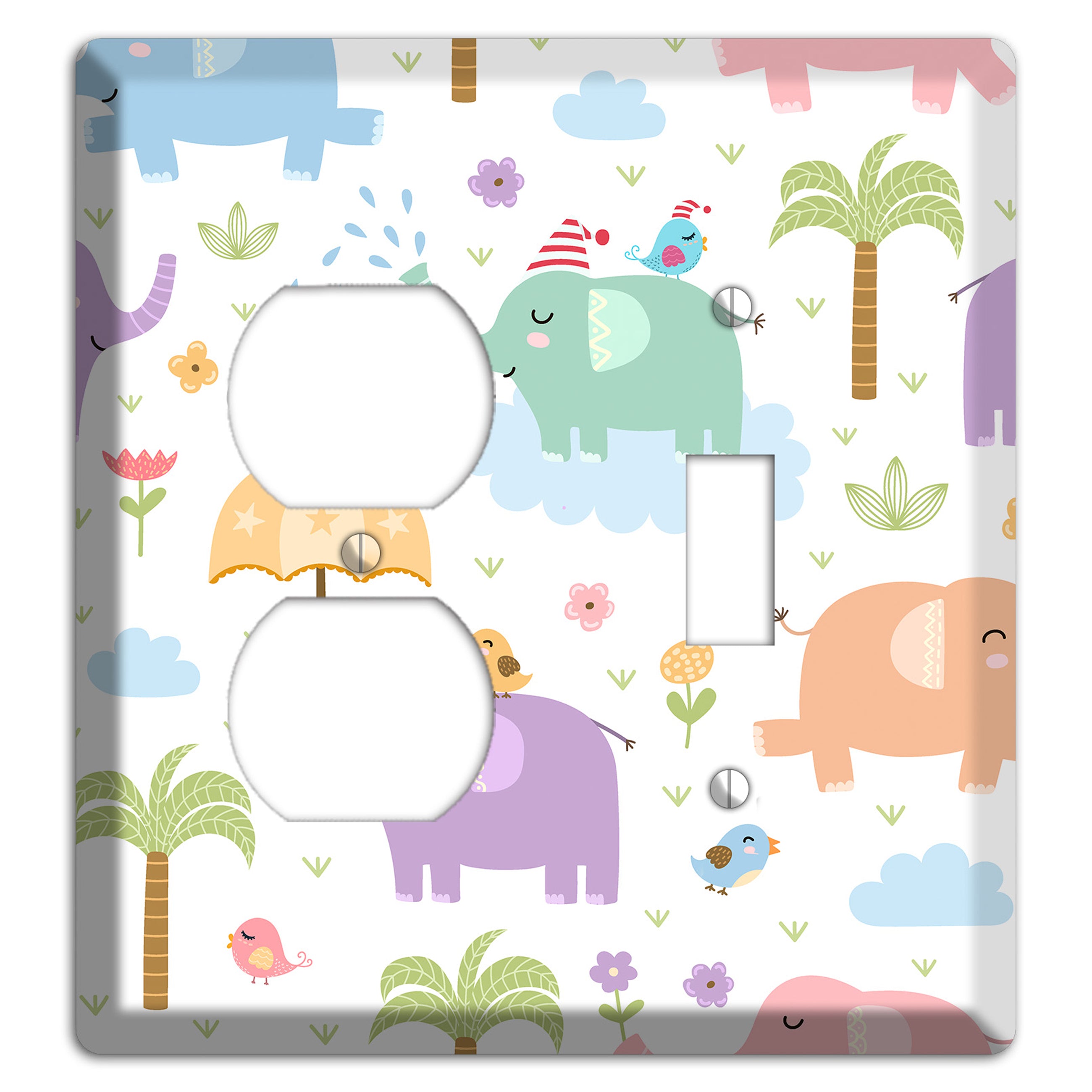 Elephant Dreams Duplex / Toggle Wallplate